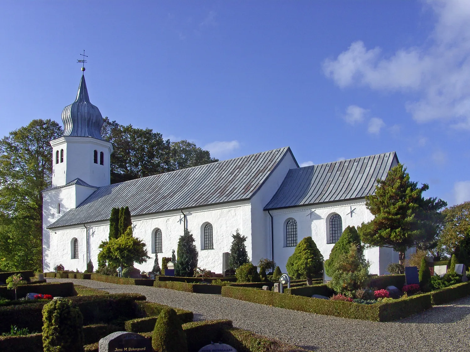 Photo showing: Nørre Galten kirke, Favrskov, fra sydøst