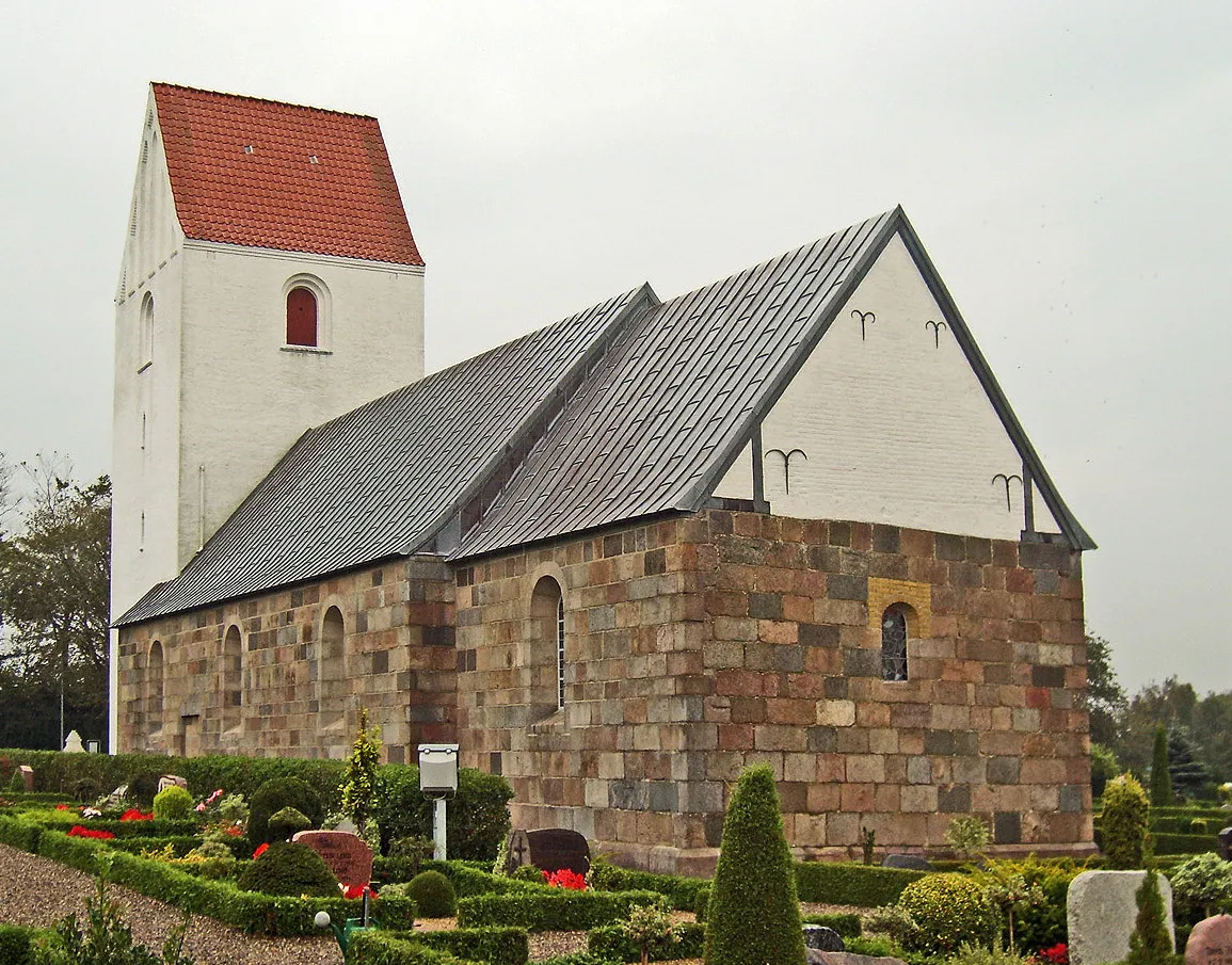 Photo showing: Asp kirke (Struer) fra sydøst