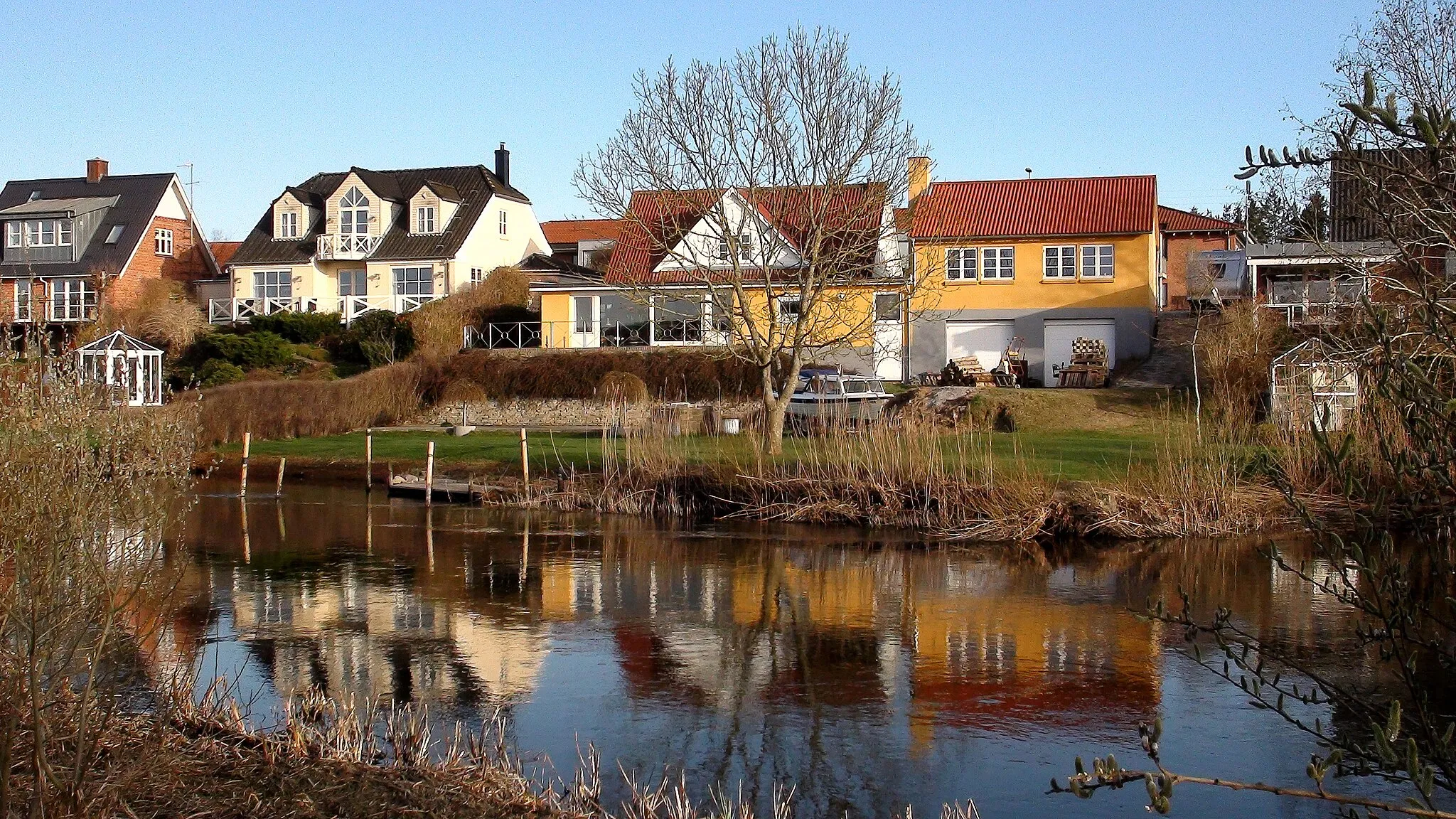 Photo showing: Pramdragerstien langs Gudenåen