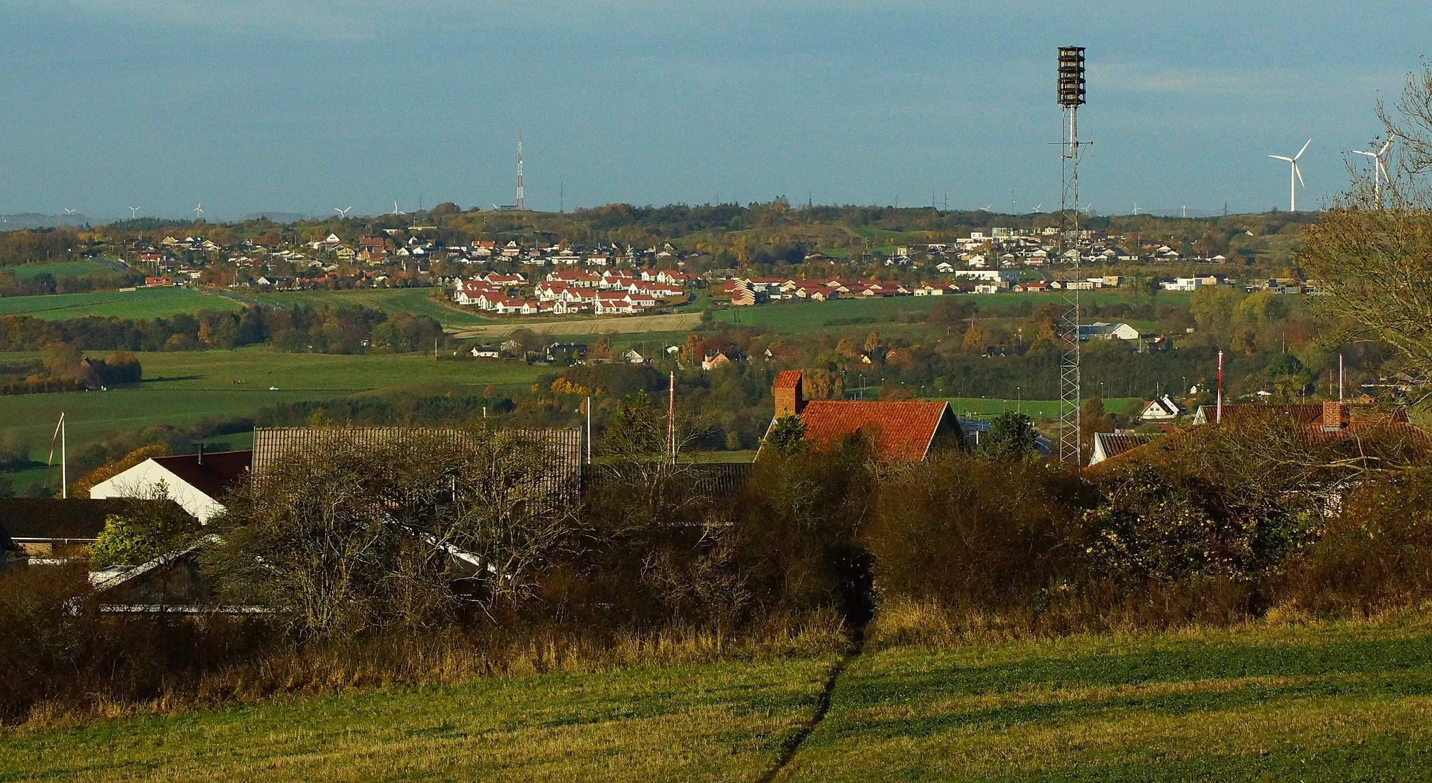 Photo showing: Følle set fra toppen af Rønde