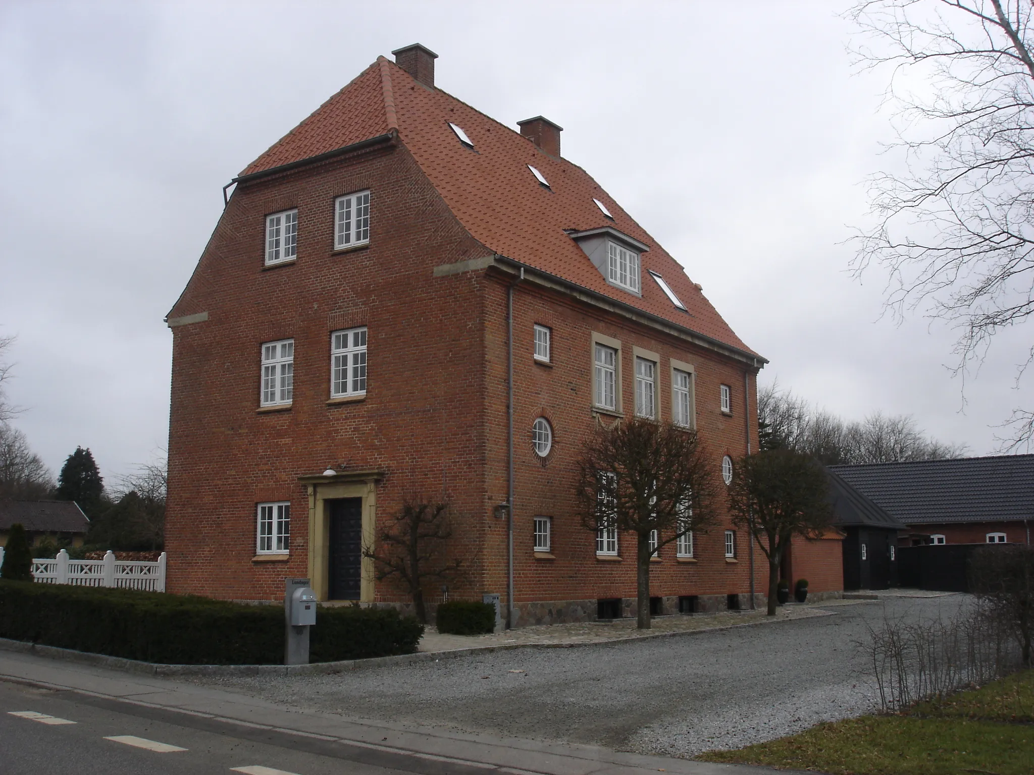 Photo showing: Bråskov Posthus fra Ø
