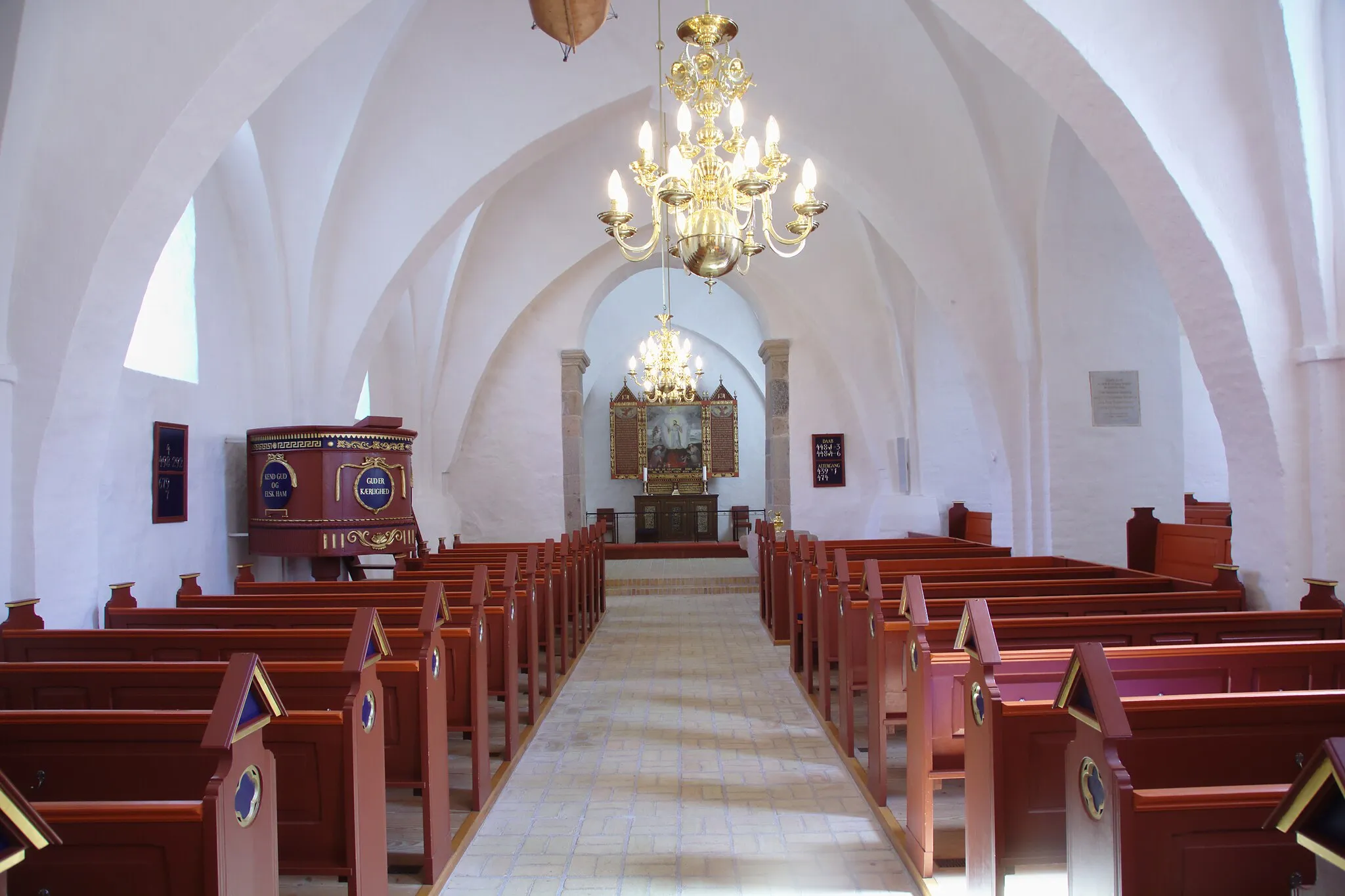 Photo showing: Gunderup Kirke just south of Aalborg, Denmark