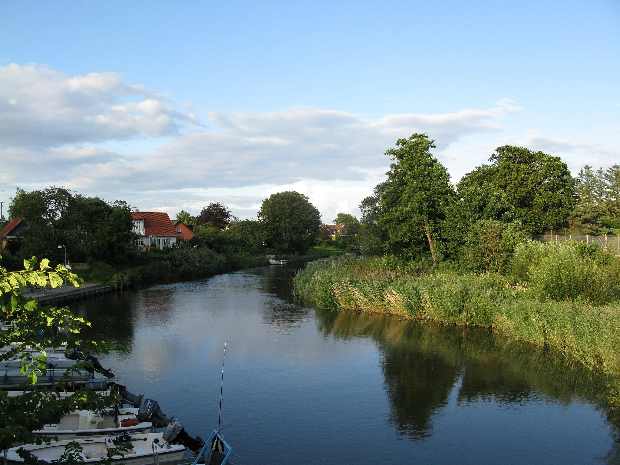 Photo showing: Voer river near Voerså, Northern Denmark