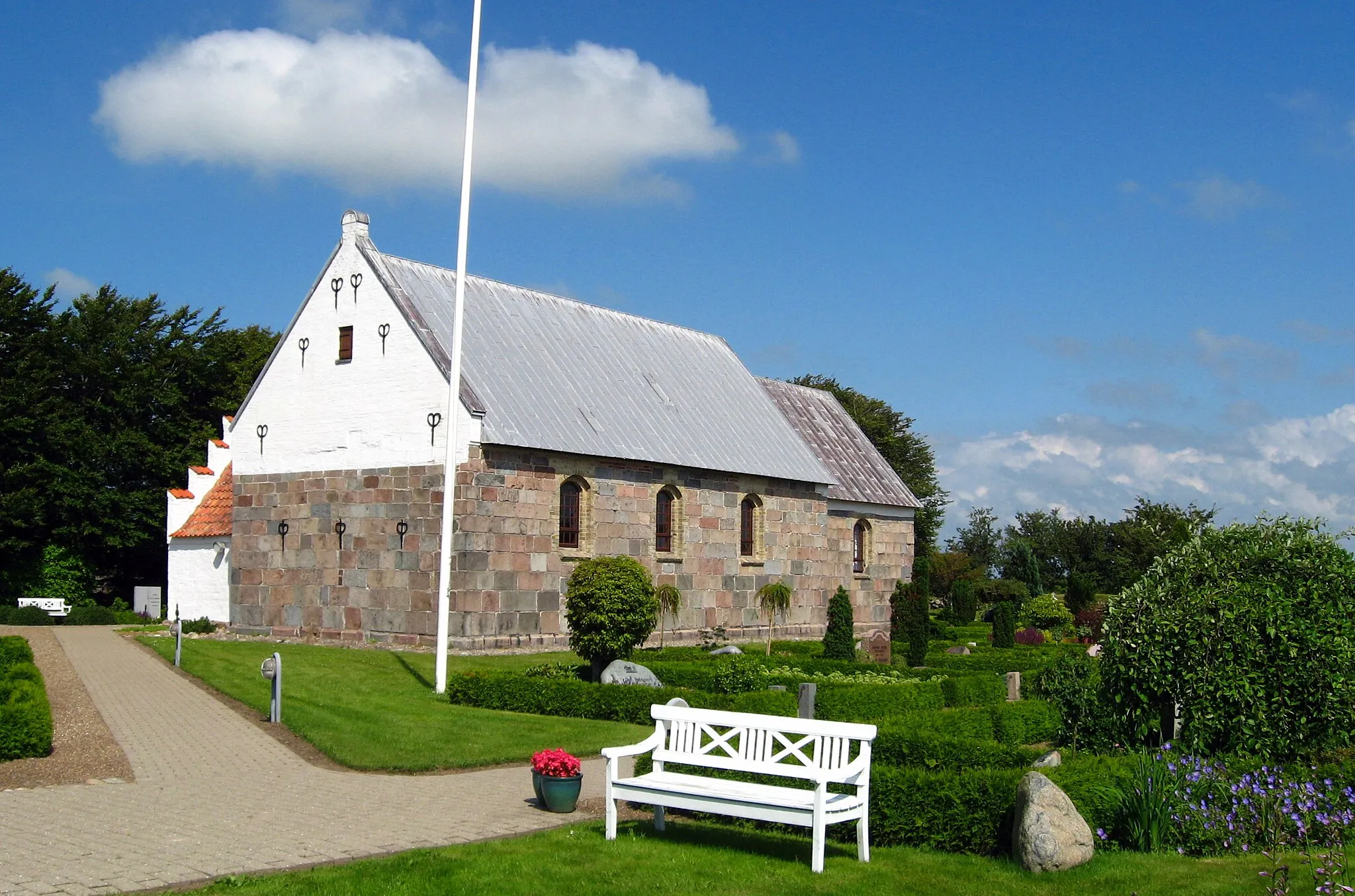 Photo showing: The church in Vidstrup, Denmark