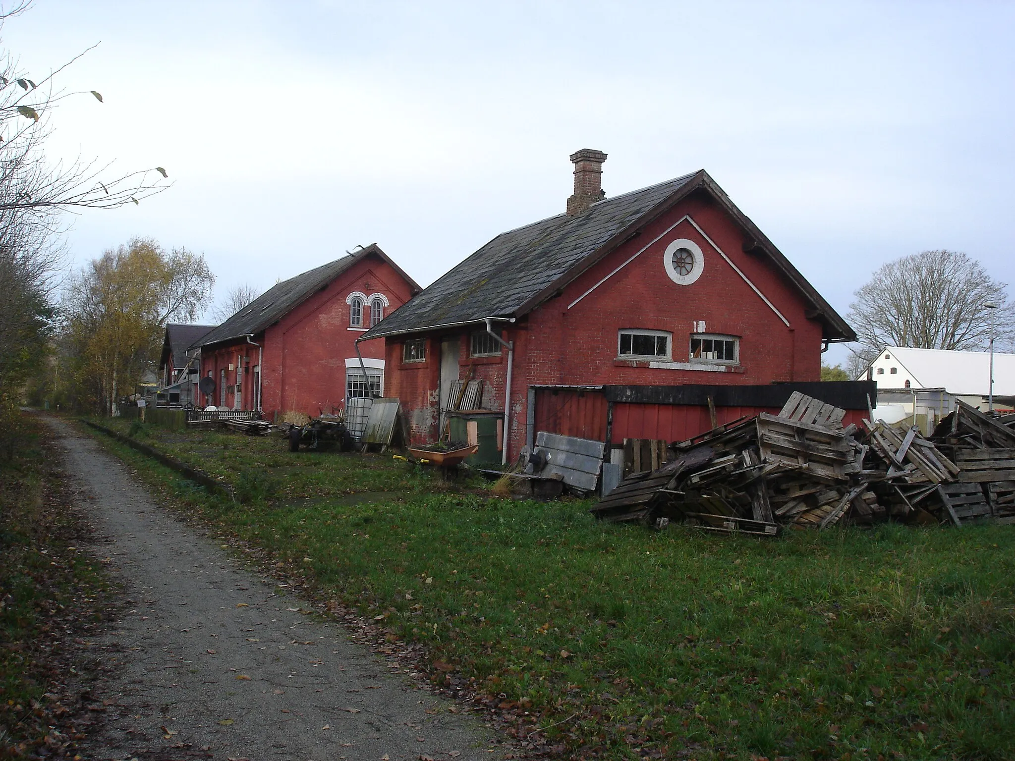 Photo showing: Vindblæs Station fra SV