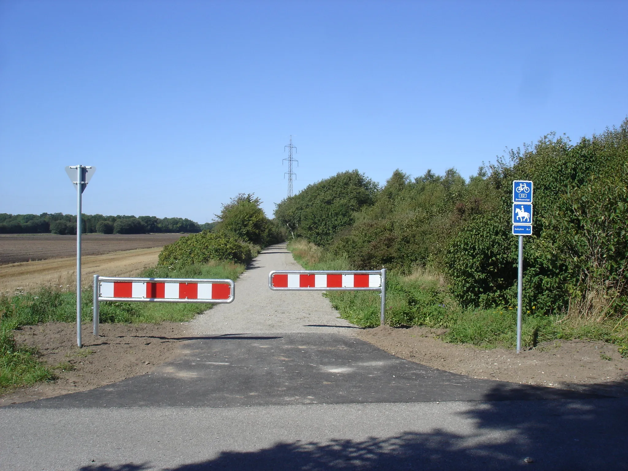 Photo showing: Vadum Banesti fortsætter på banetracéet fra Vævergårdsvej