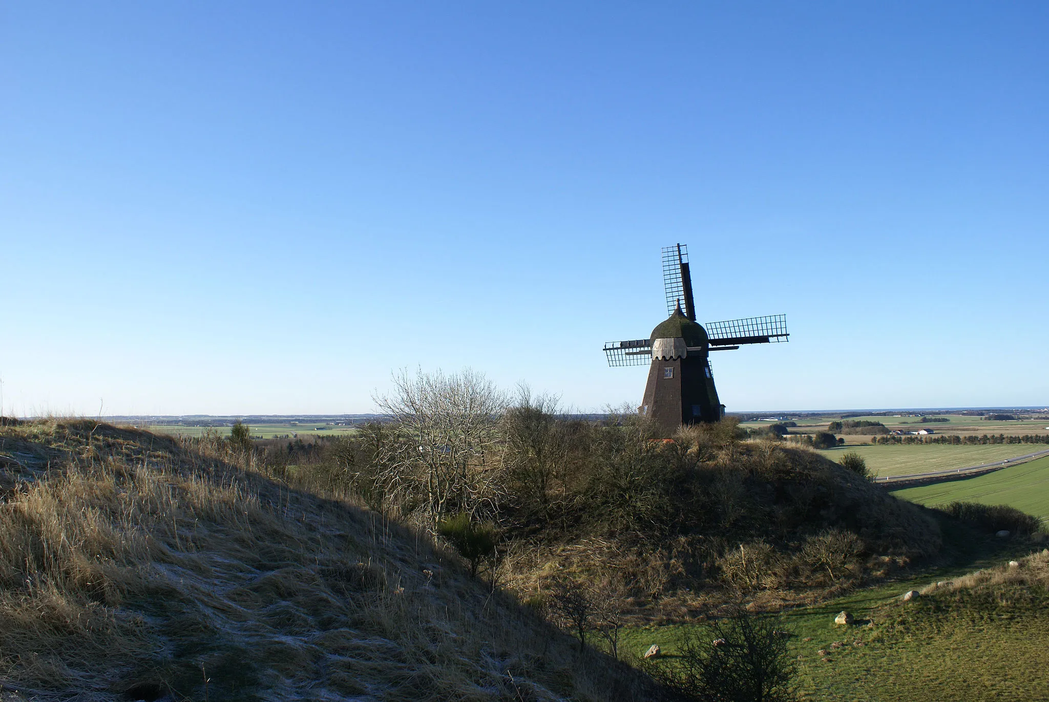 Photo showing: Windmill of Børglum Kloster, Denmark