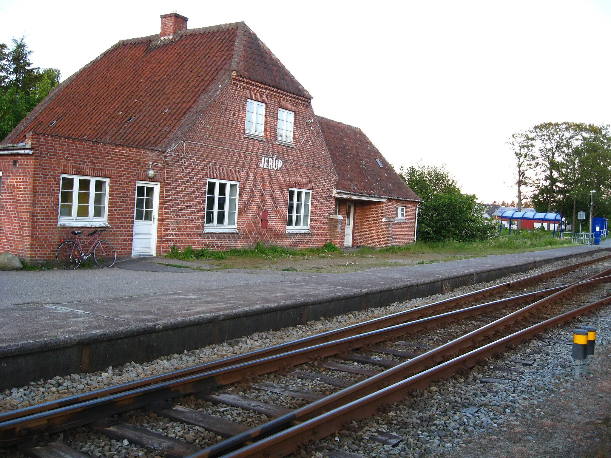 Photo showing: Jerup Station, F-havn kommune