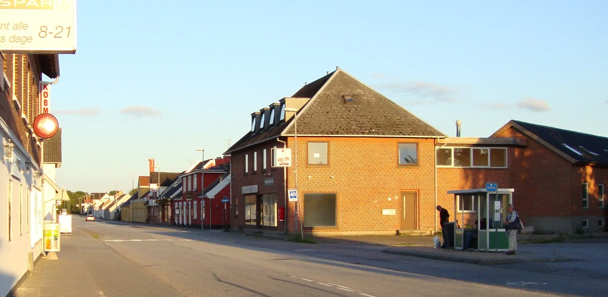 Photo showing: Tylstrup Town in Nordjylland, Denmark