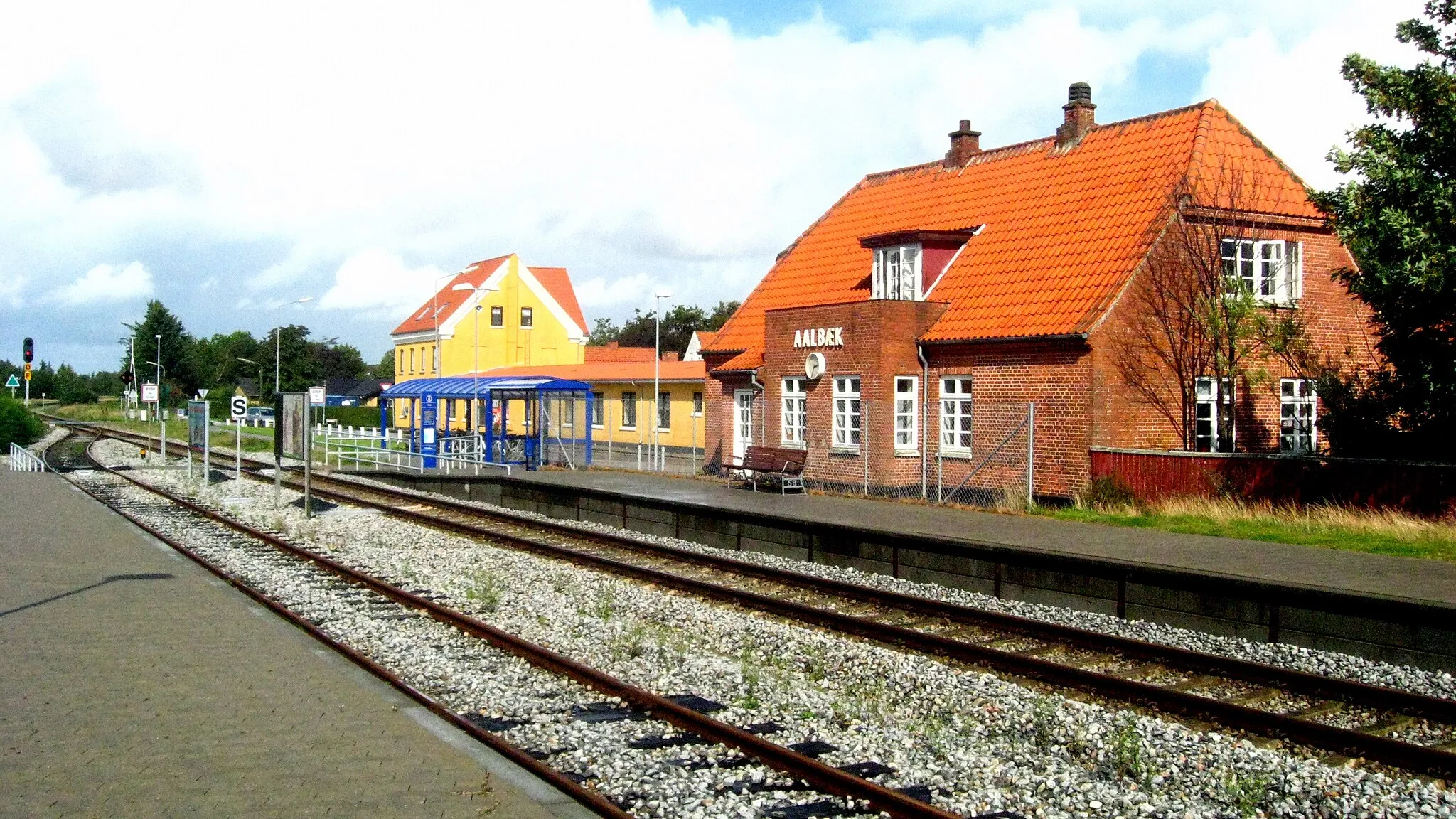 Photo showing: Aalbæk Station, Frederikshavn Kommune