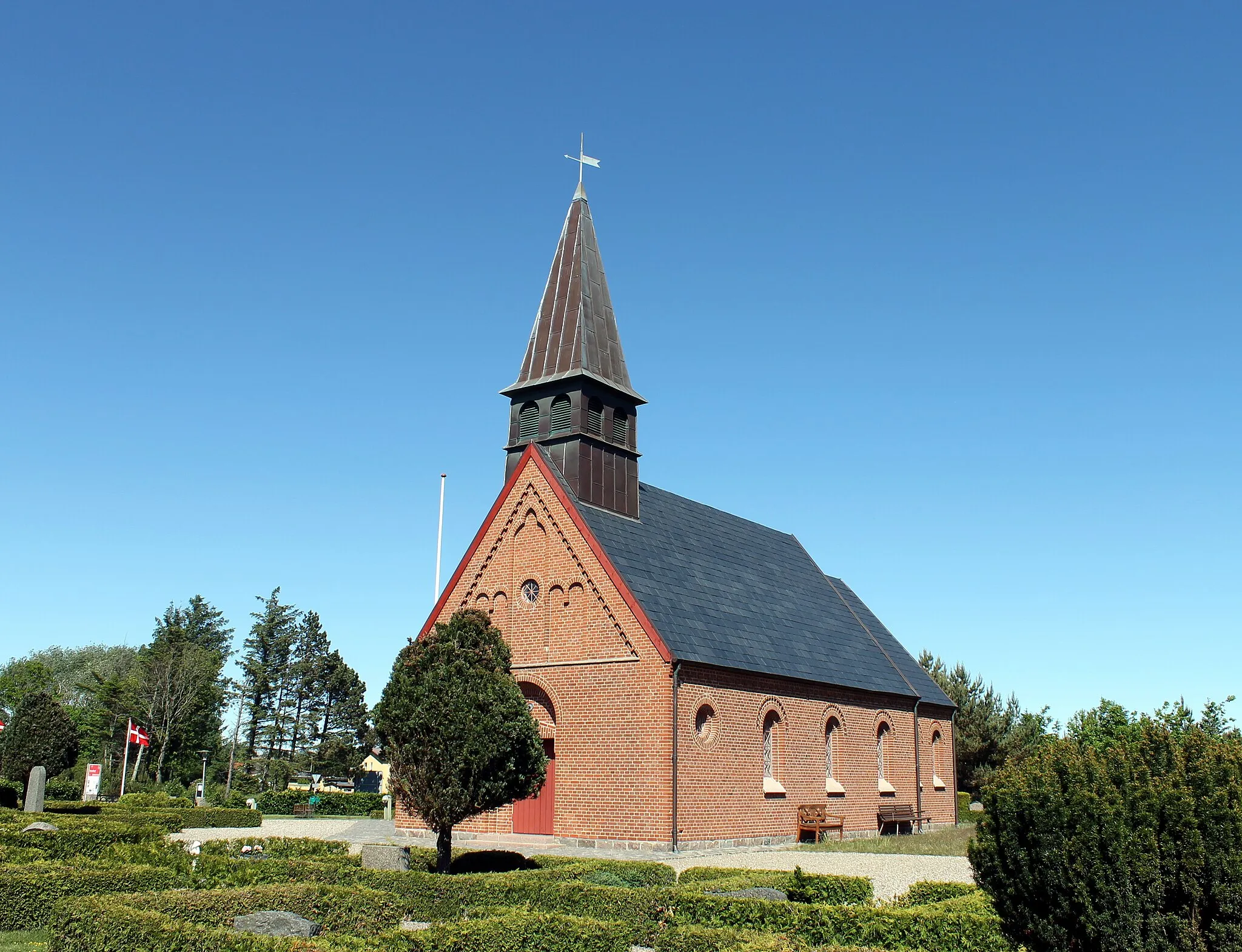 Photo showing: Hulsig Church in northern Denmark