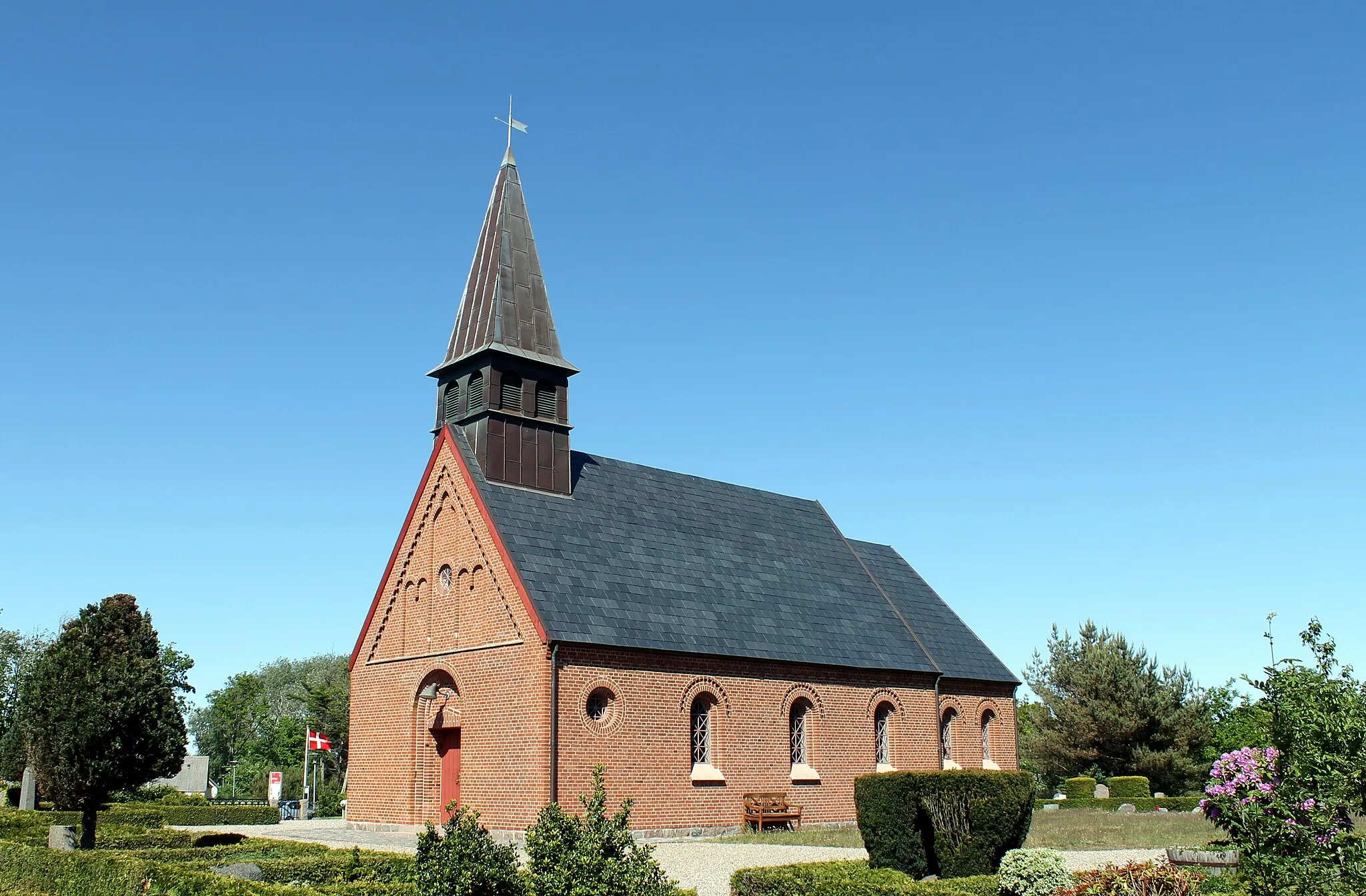 Photo showing: Hulsig Church in northern Denmark