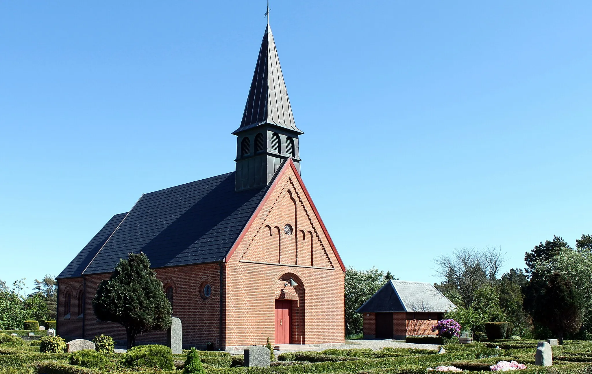 Photo showing: Hulsig Church in northern Denmark