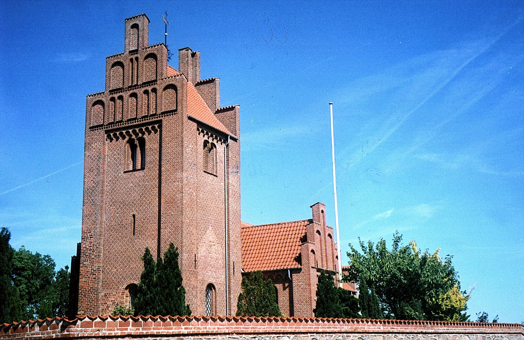 Photo showing: Vester Egede Kirke, Vester Egede, Faxe Kommune