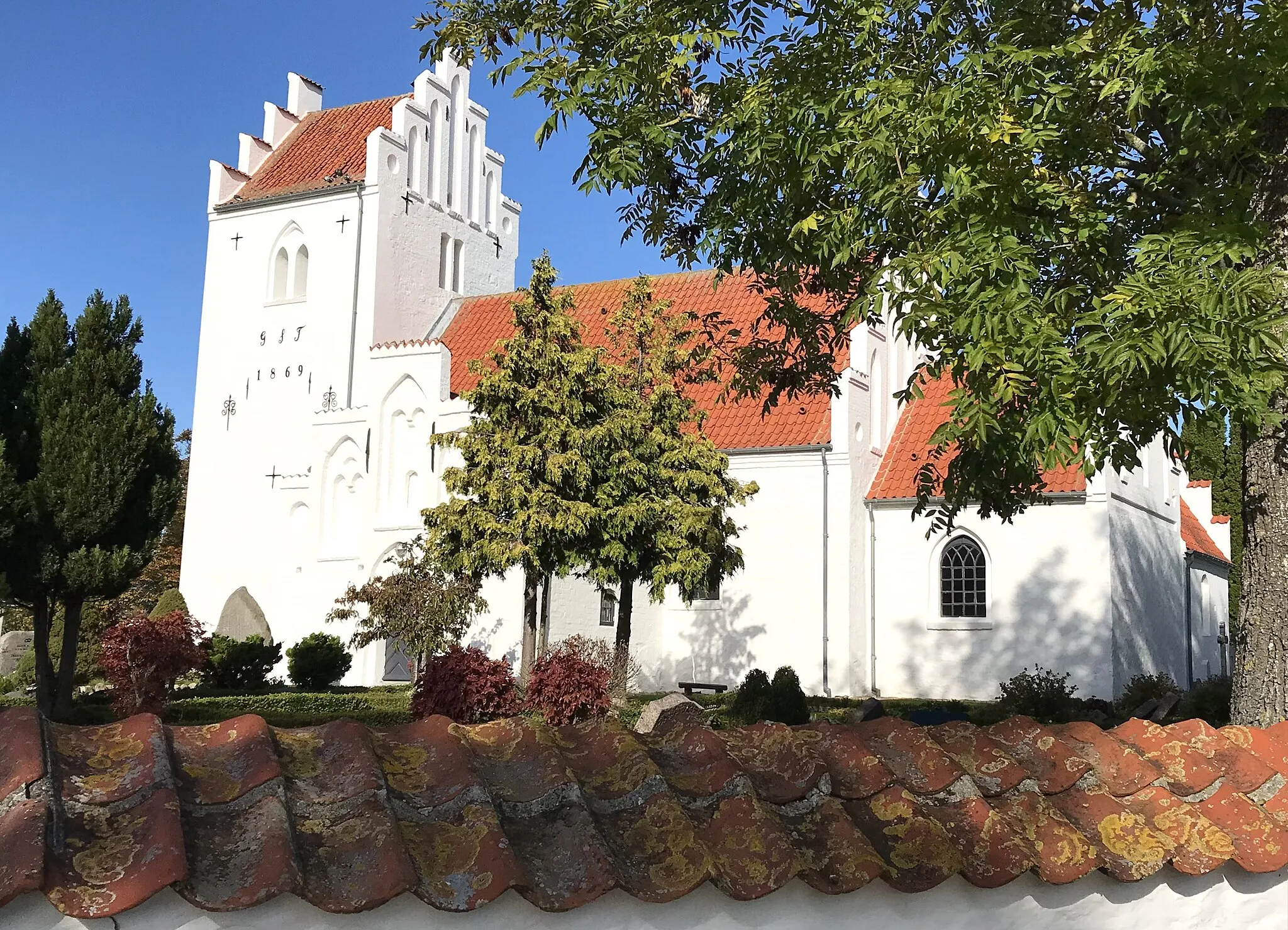 Photo showing: Gerlev Kirke, Gerlev Sogn, Slagelse Kommune, den 14. oktober 2021.
Foto Hans Christian Hansen