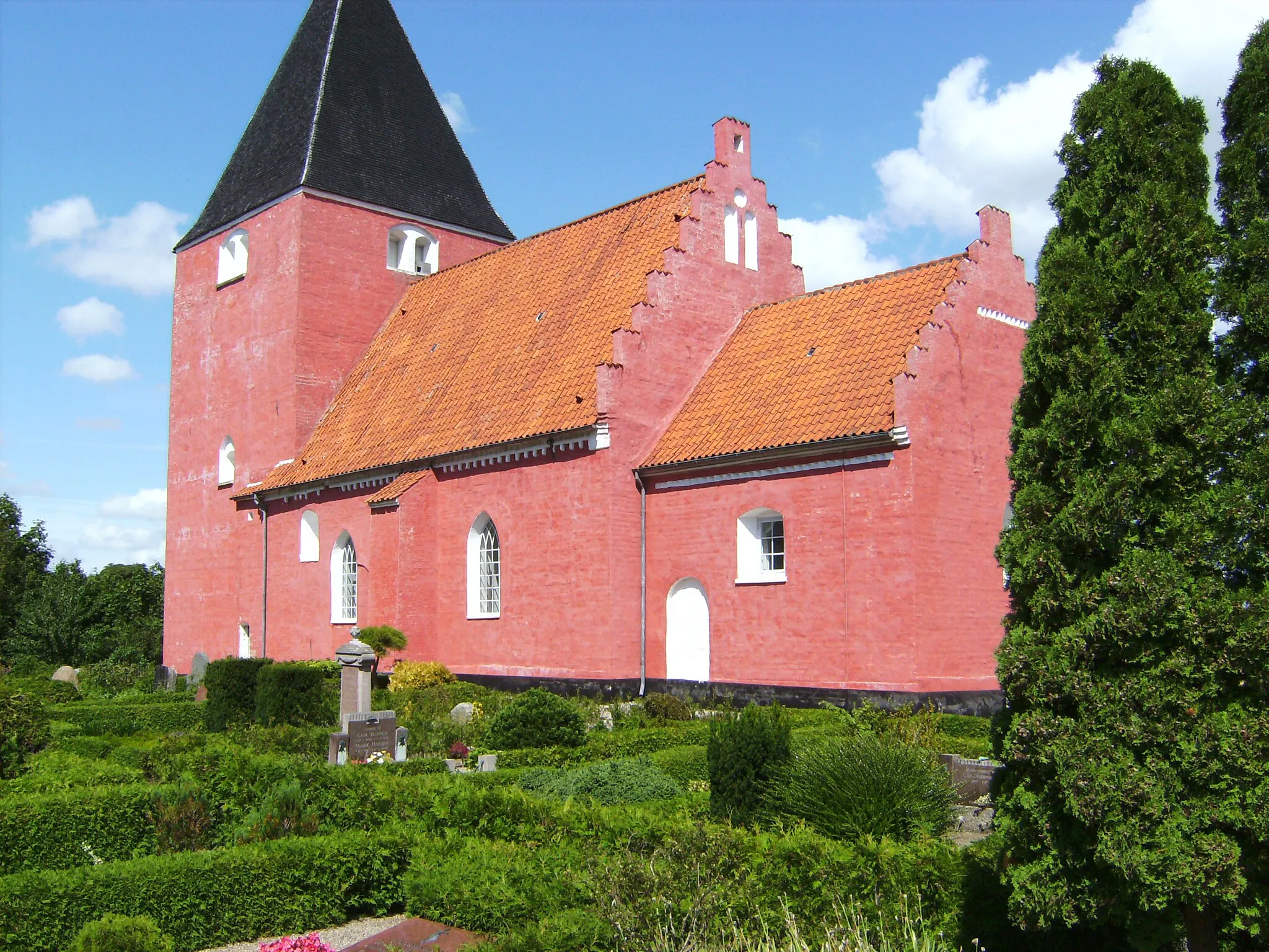 Photo showing: Church of Vester Ulslev, Denmark