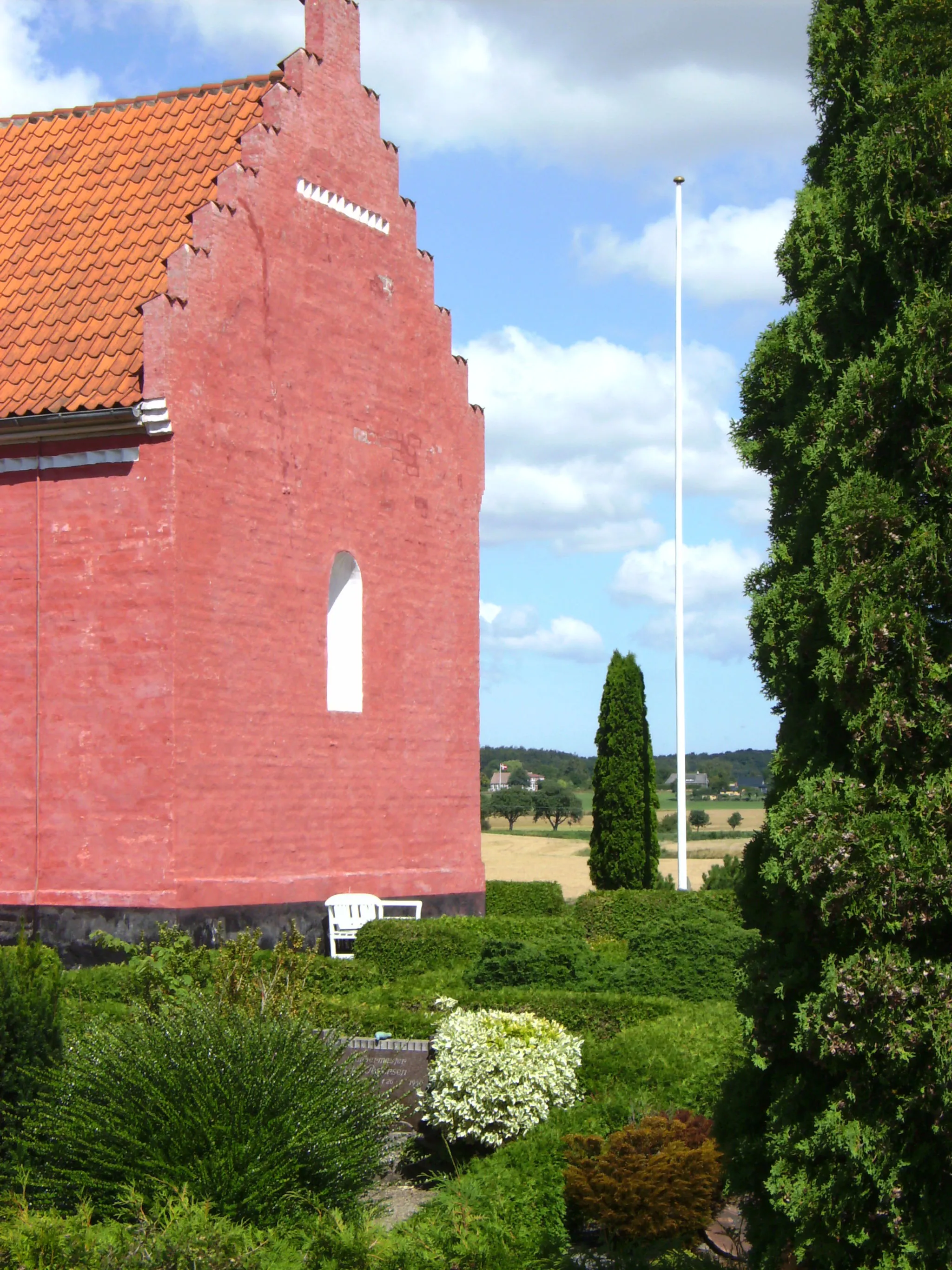 Photo showing: Church of Vester Ulslev, Denmark