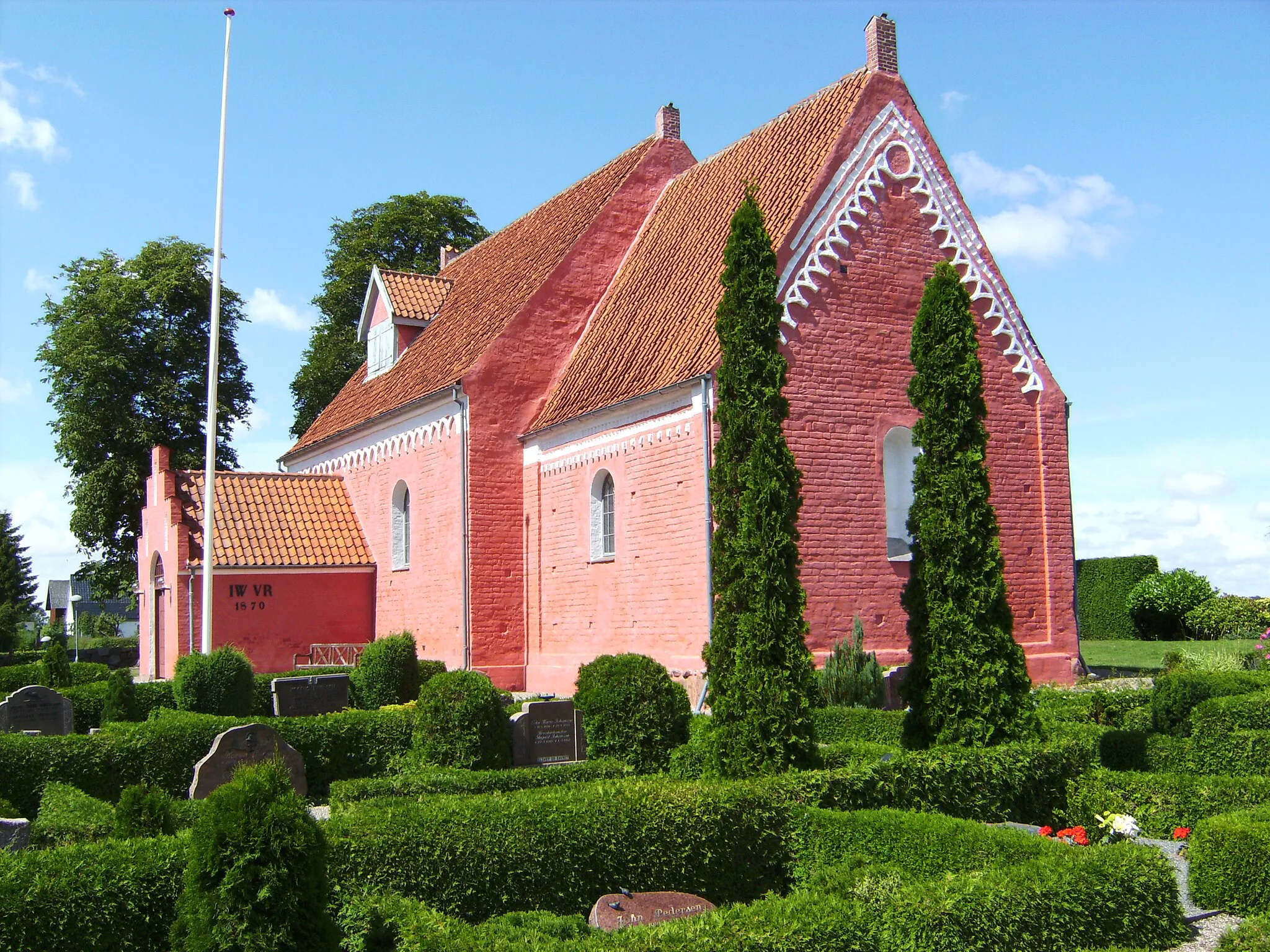 Photo showing: Church of Godstred, Denmark