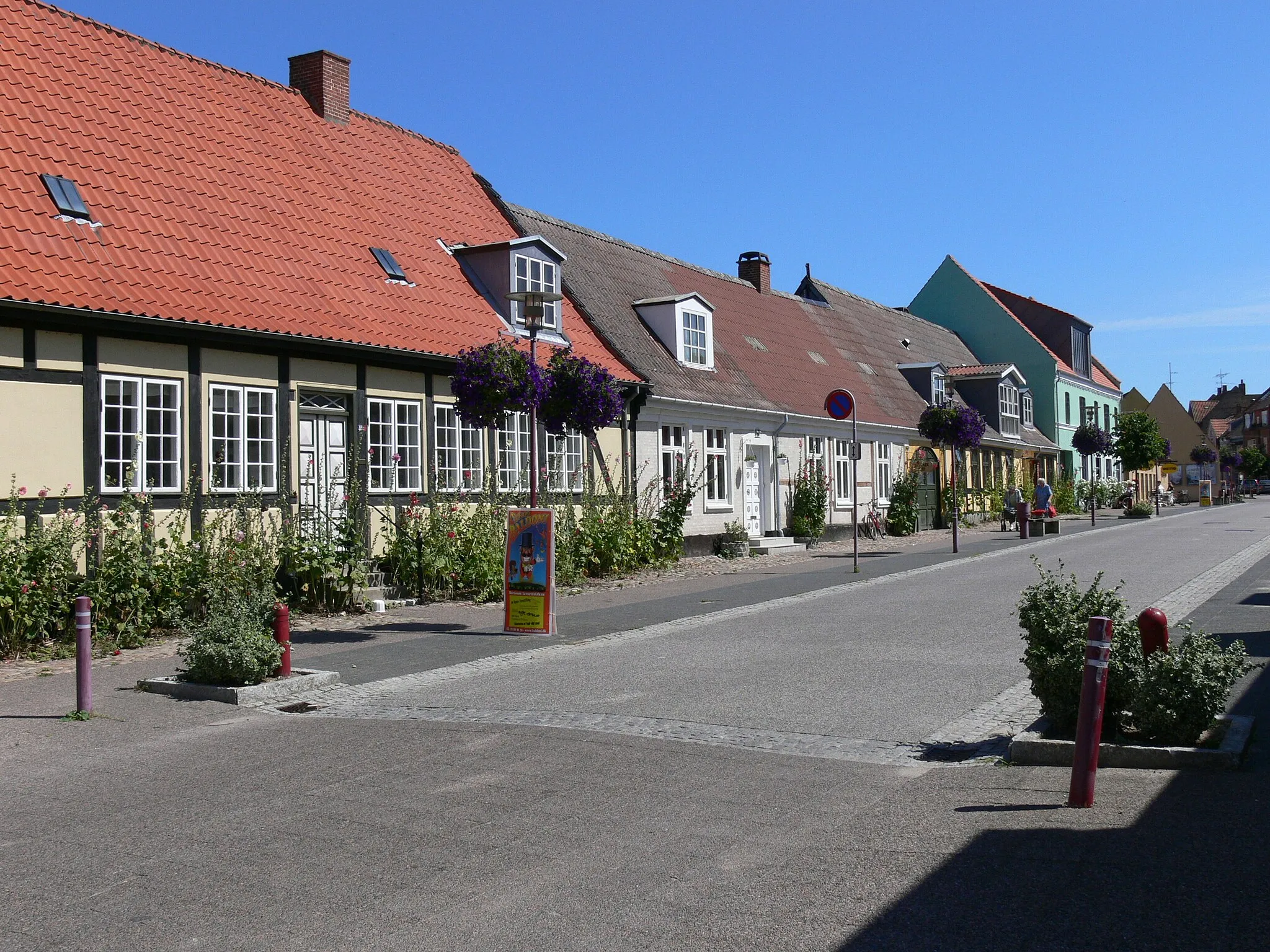 Photo showing: Stubbekøbing ( Falster ). Main street.