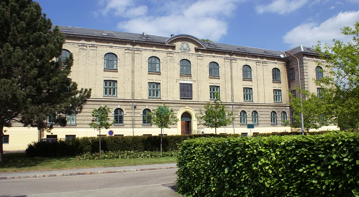 Photo showing: Sct Hans Hospital, psykiatric hospital in Roskilde, Denmark. Building Fjordhus from 1872