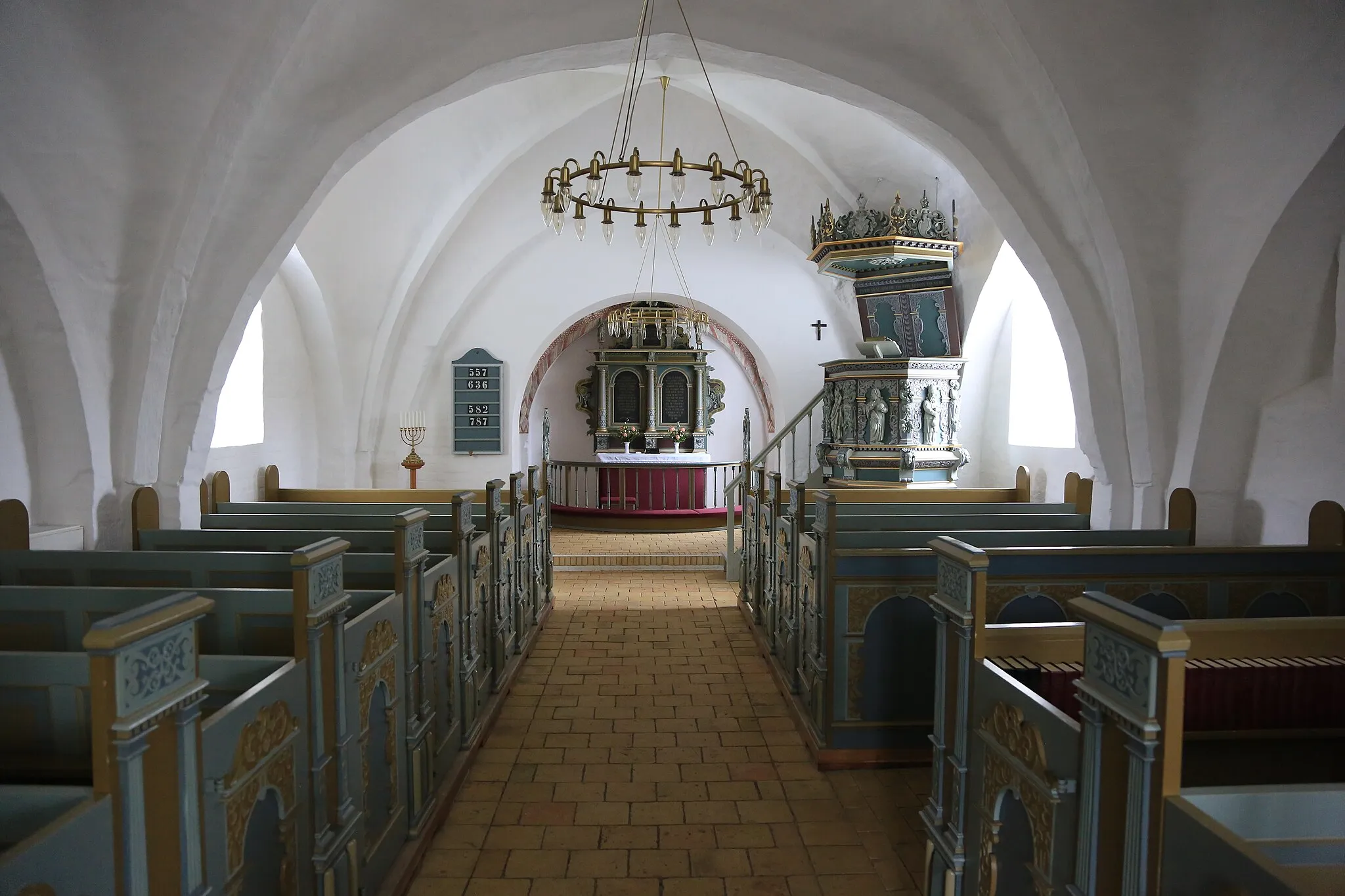 Photo showing: Kvislemark church, Næstved, Denmark.