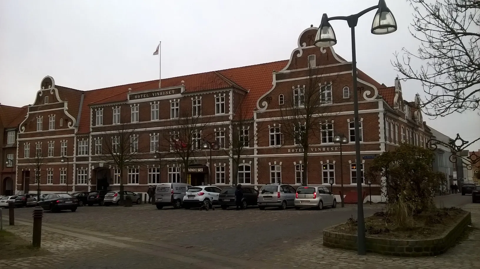 Photo showing: Hotel Vinhuset (Hotel Winehouse) in Næstved, Denmark.