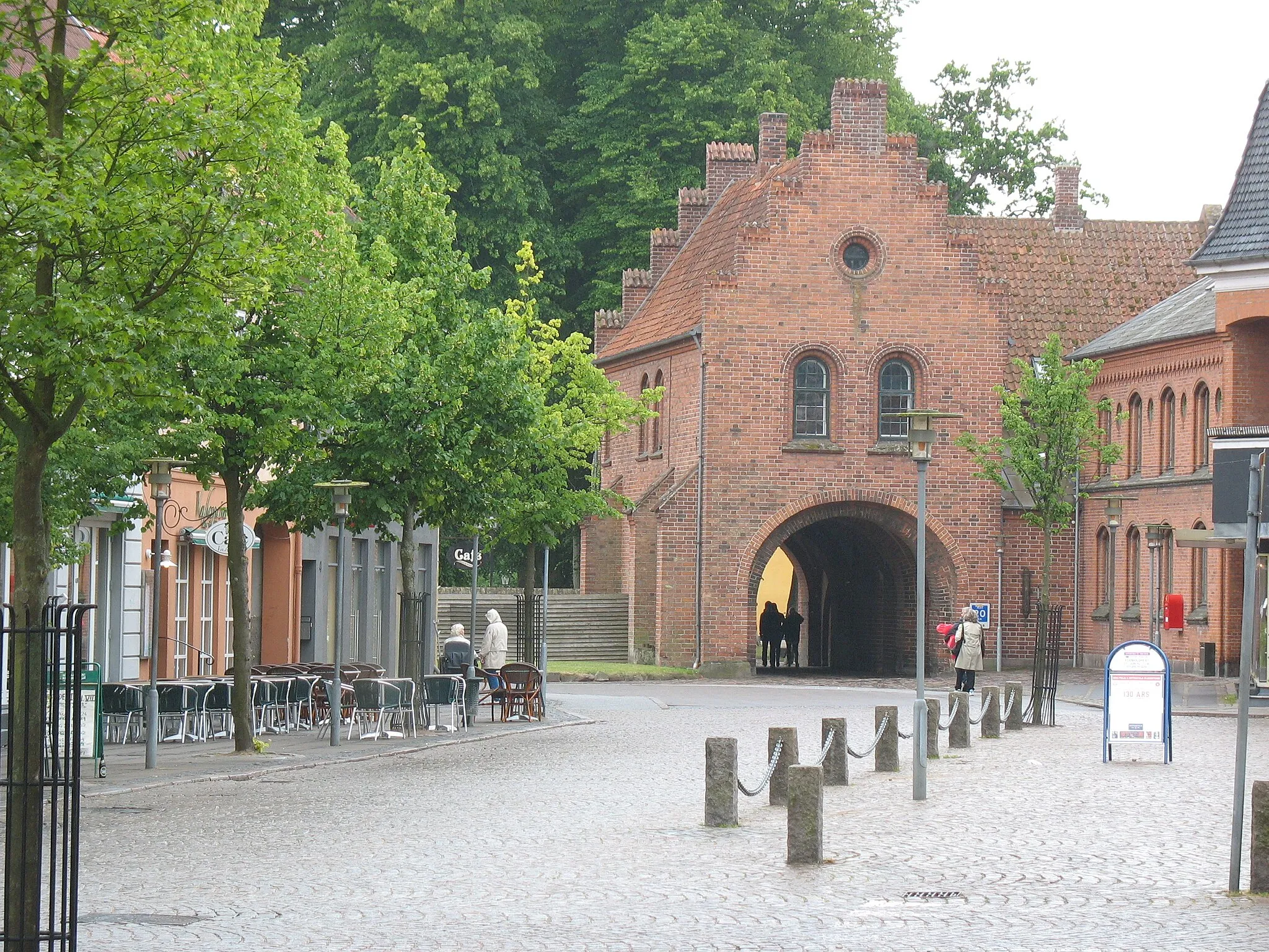Photo showing: The old monastery gate "Klosterporten" in the town "Sorø" located in West Zealand, east Denmark.