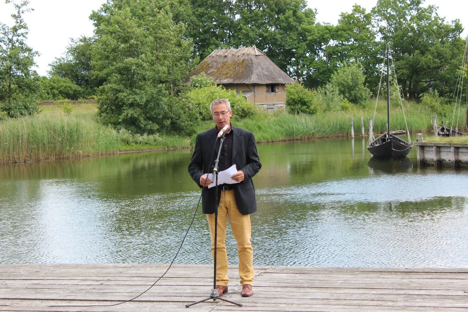 Photo showing: The mayor of Guldborgsund Municipality John Brædder at Middelaldercentret in June 2013