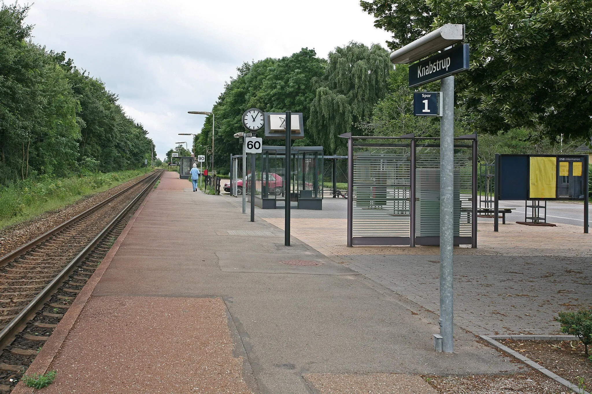 Photo showing: Picture of Knabstrup Railway Station (Knabstrup - Denmark)