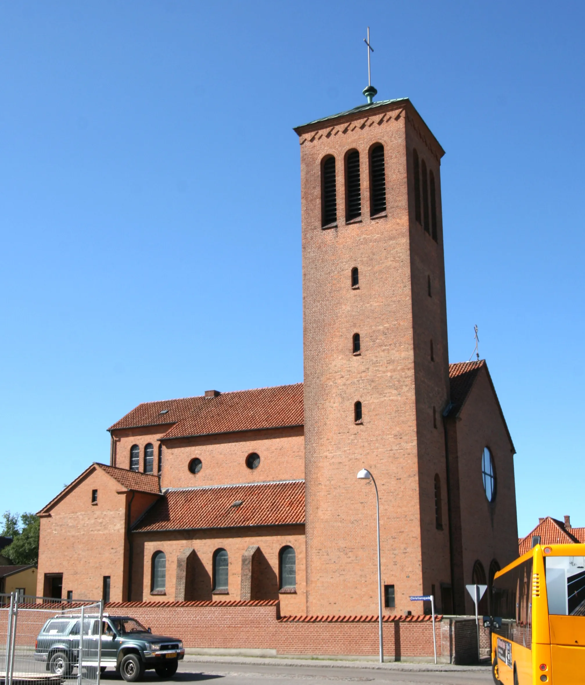 Photo showing: Vor Frue Kirke (Katolsk), Frederiksgade 7, Slagelse.