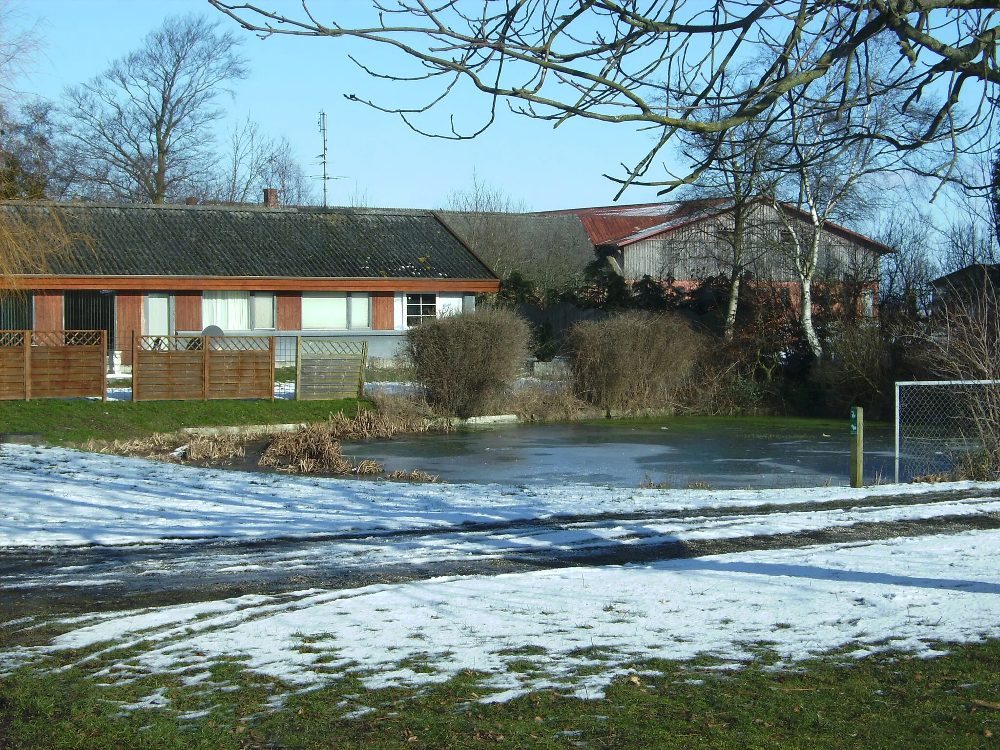 Photo showing: The lokal pond, Sløsse, Lolland, Denmark