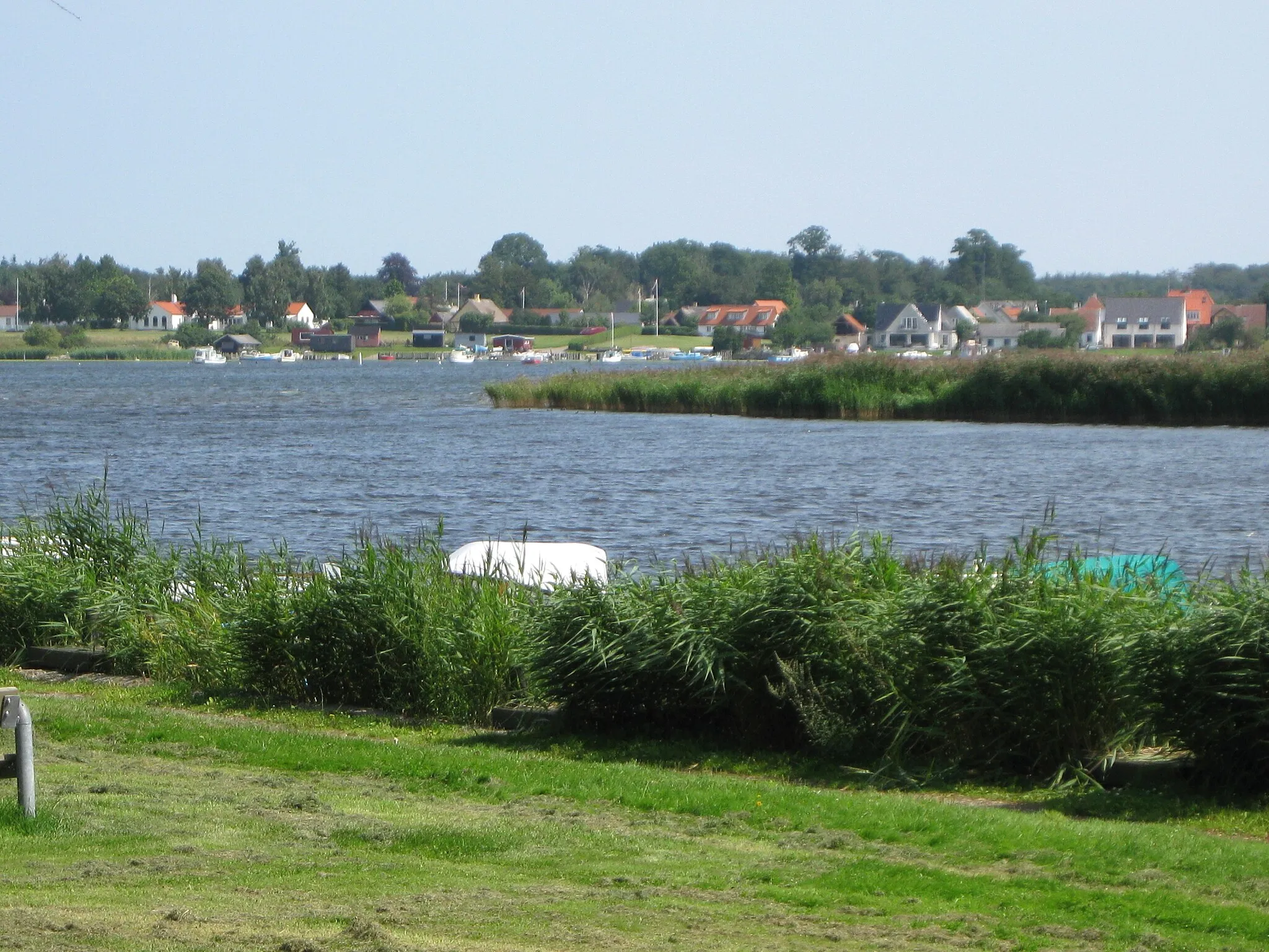 Photo showing: The eastern township (nearby "Næbskoven") of the small town "Præstø". The town is located on South Zealand in east Denmark.