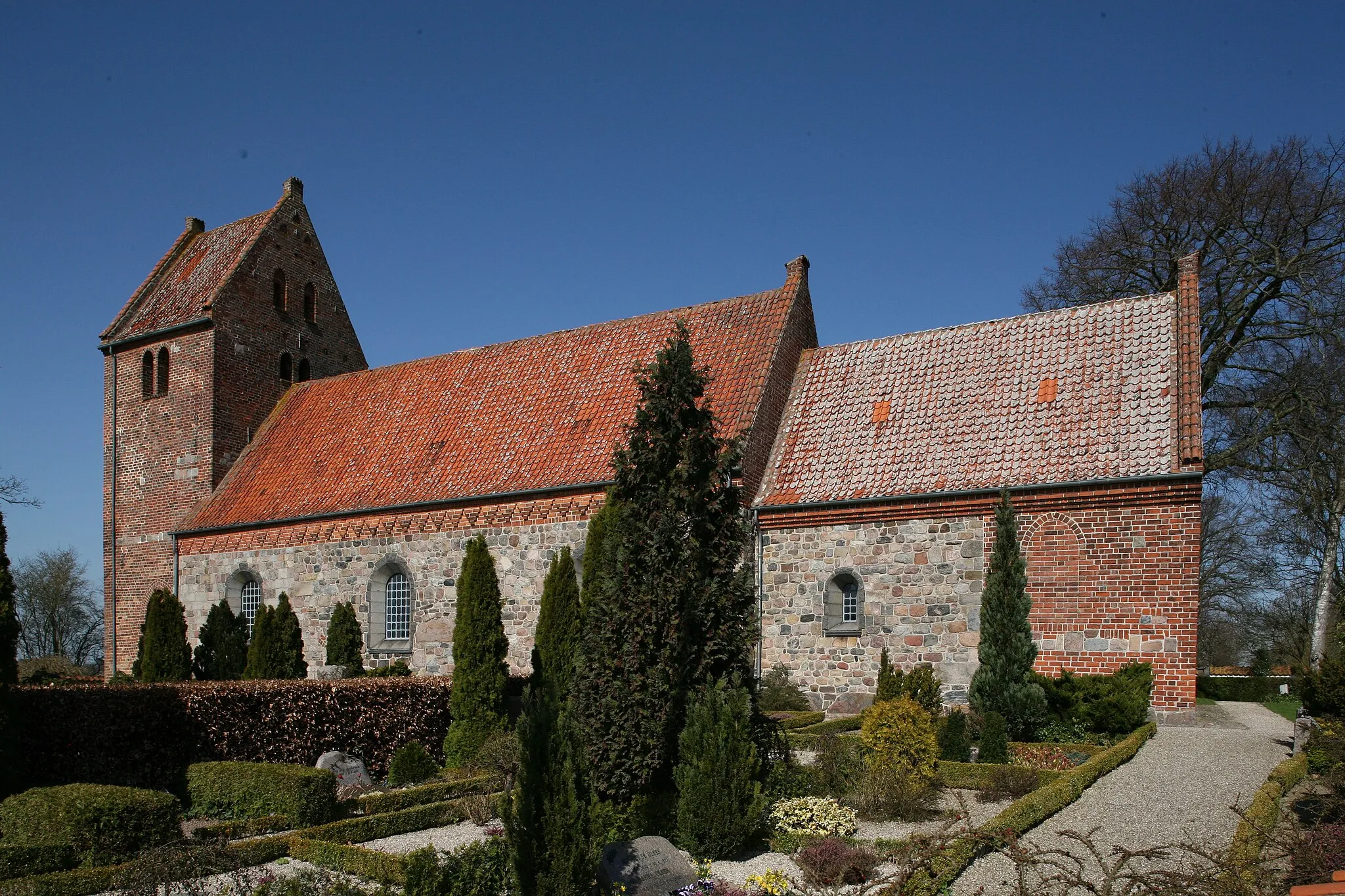 Photo showing: Førslev church in Denmark