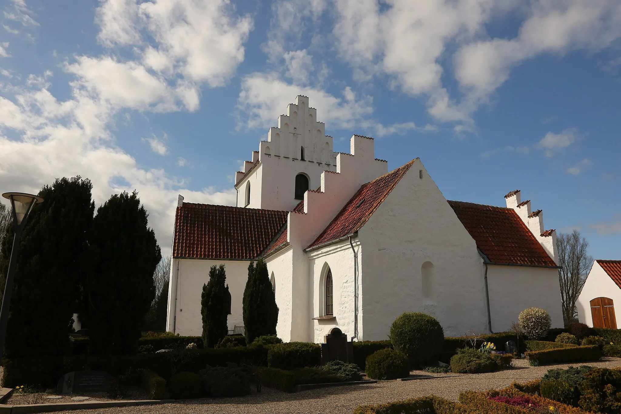 Photo showing: Flakkebjerg church. The chuch is close to Slagelse in Denmark