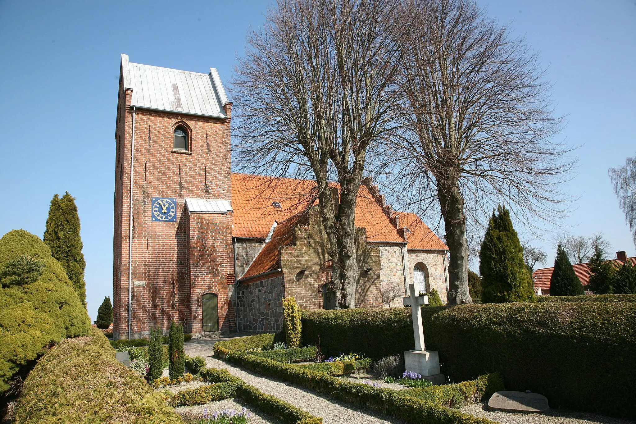 Photo showing: Slaglille church in Alsted Herred, Denmark