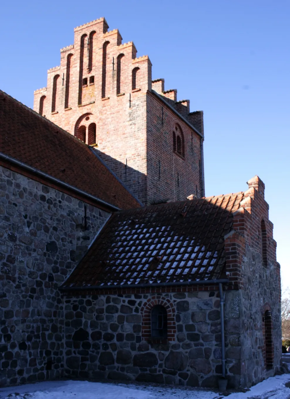 Photo showing: The parish church of Viskinge, Sealand, Denmark.