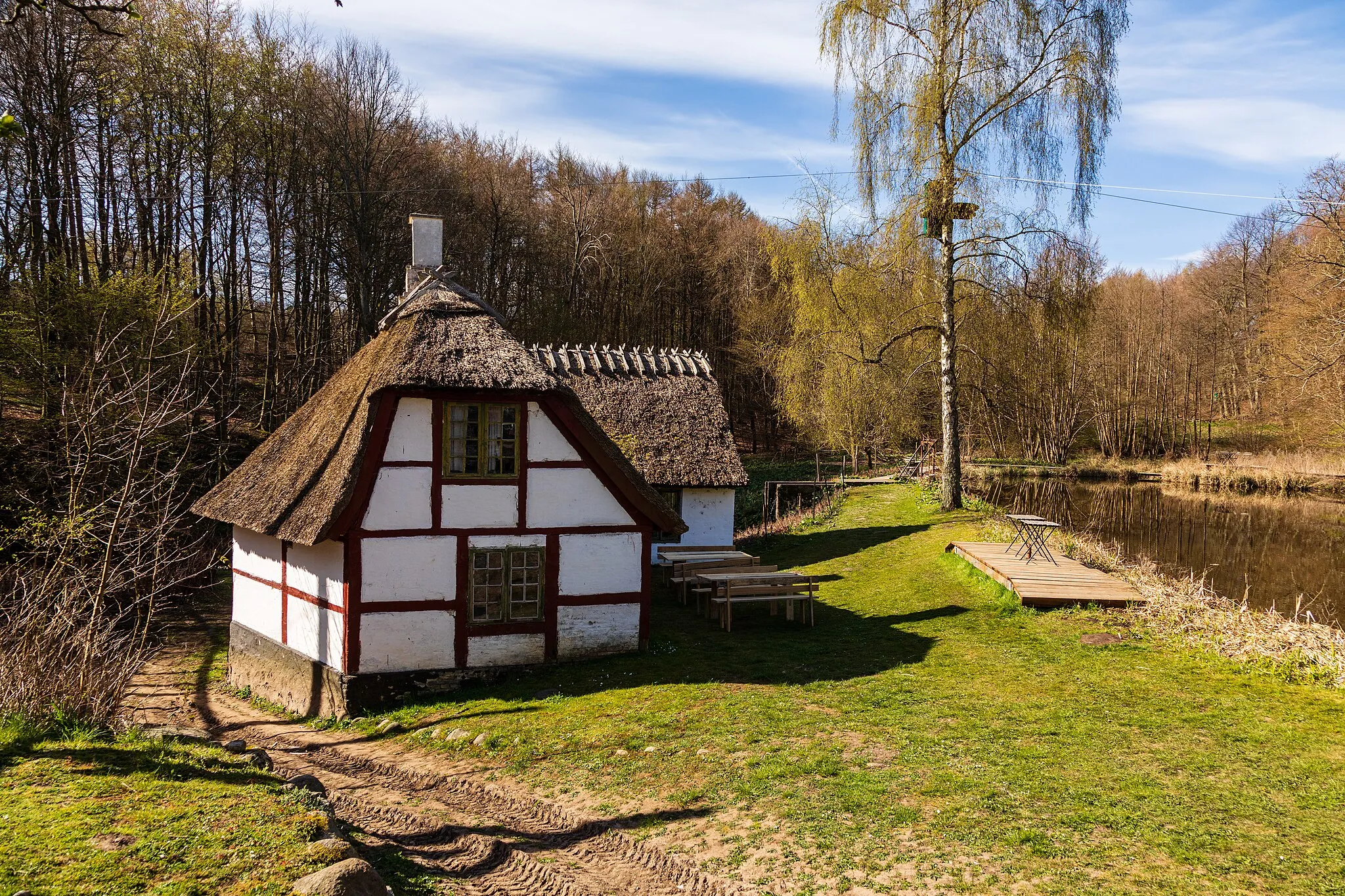 Photo showing: Half-timbered house at Rønnede, Denmark