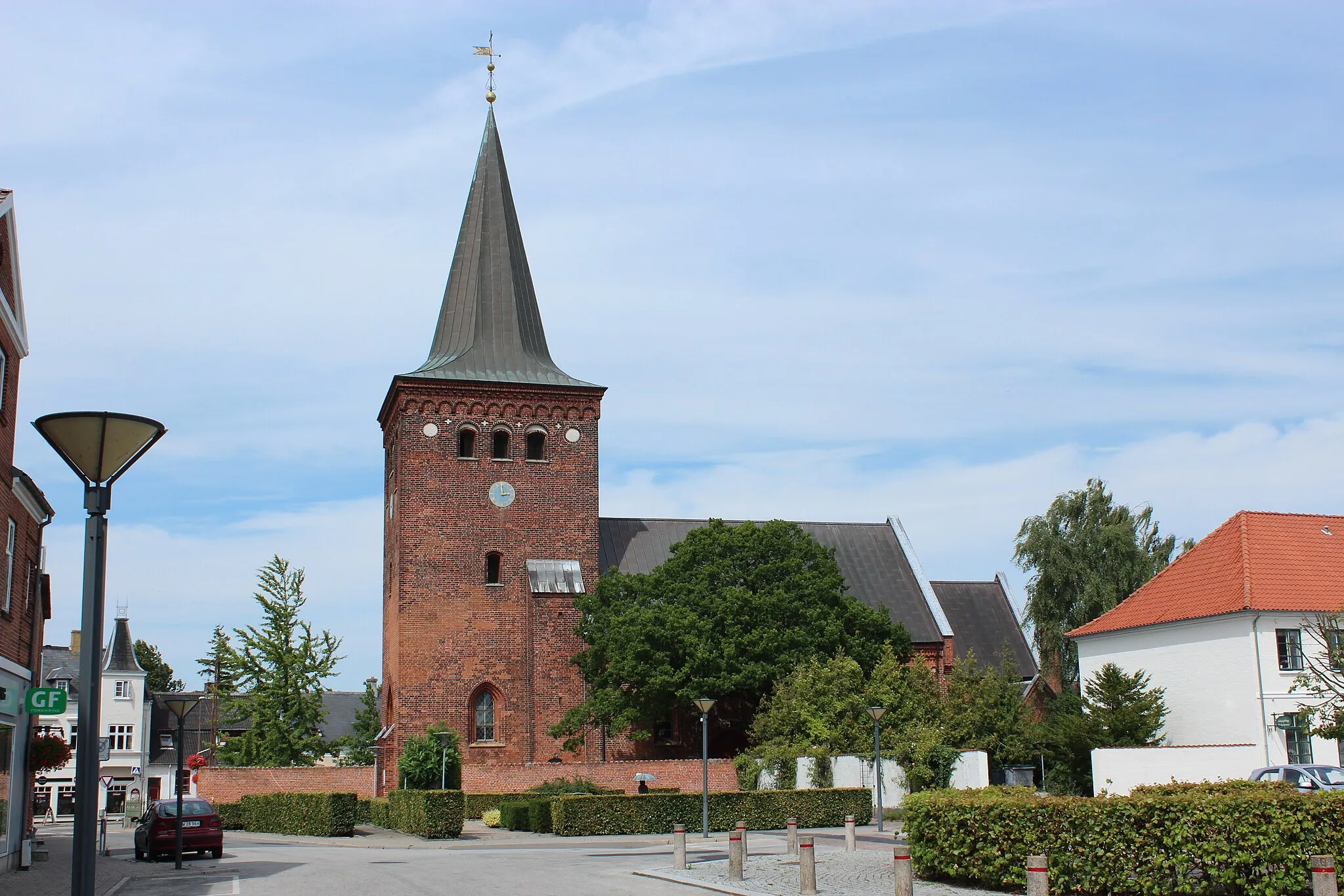 Photo showing: Sakskøbing Church on Lolland, Denmark, seen from the south.