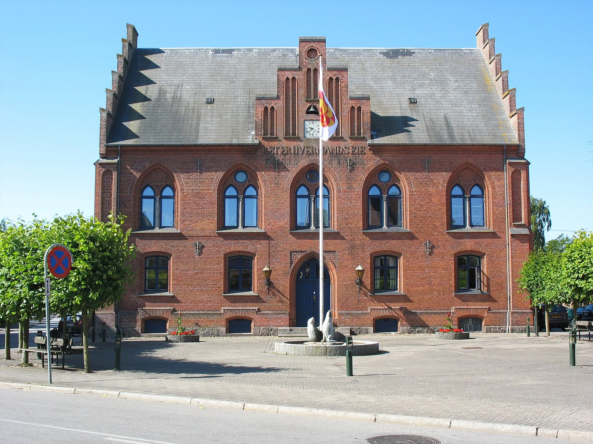 Photo showing: The old town hall of "Sakskøbing". The town is located in Lolland in east Denmark.