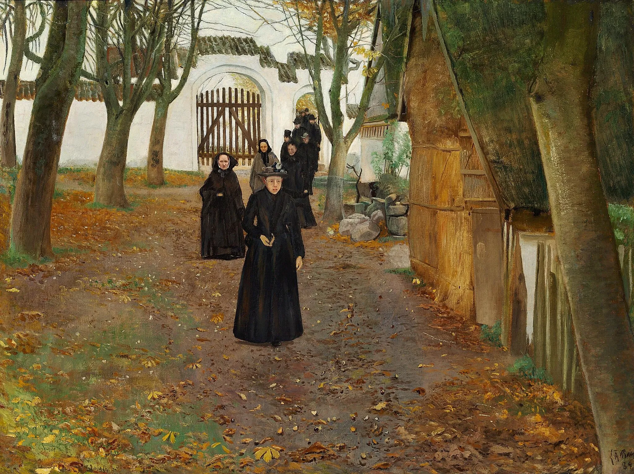 Photo showing: In Christensen's list, this was seen as an 1887 painting, but the experts at Bruun Rasmussen were more in favour of the 1889 date, and so was the Museum of Fuglsang.