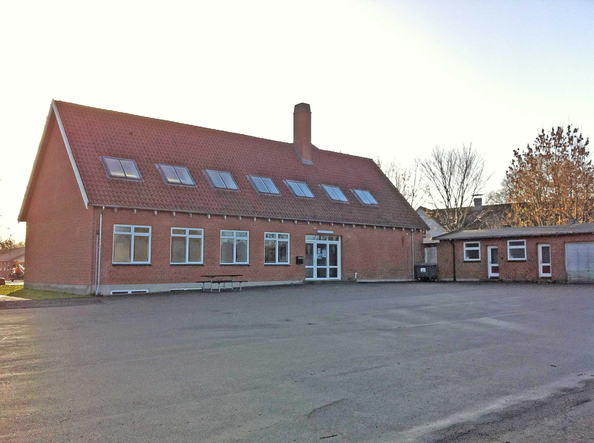 Photo showing: Ørslevs tidligere skole, nu kulturhus