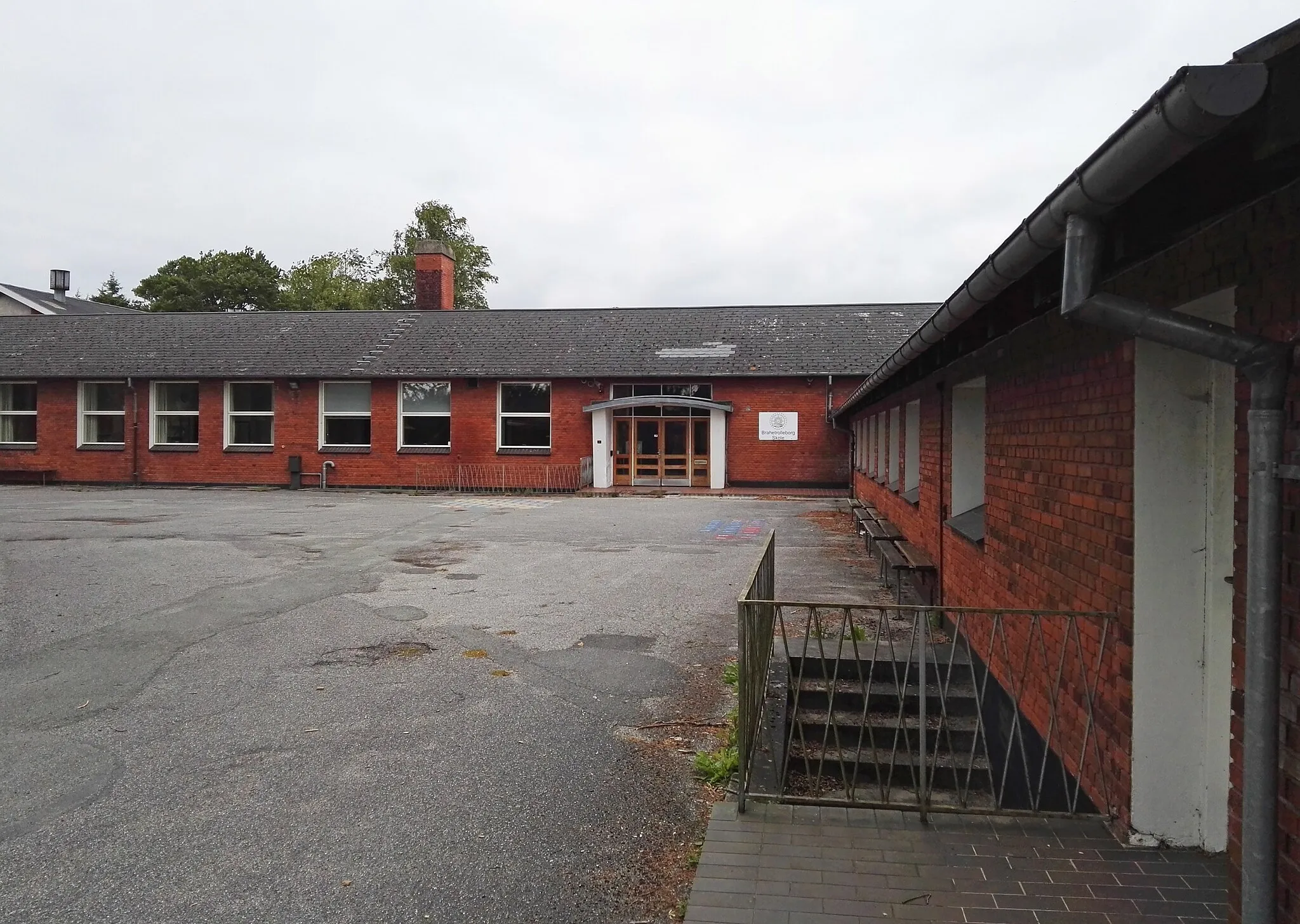Photo showing: Den nedlagte Brahetrolleborg Skole i Korinth