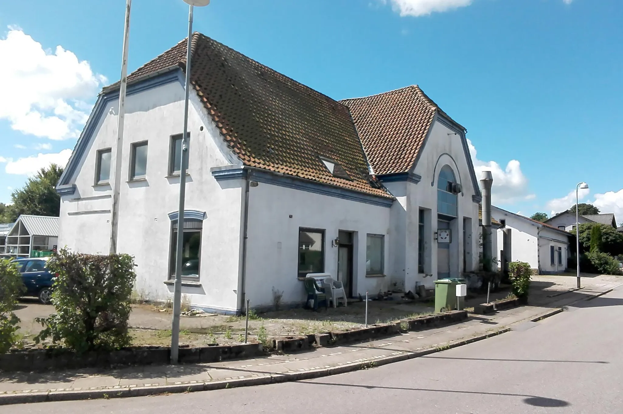 Photo showing: Det gamle mejeri i Hovslund Stationsby