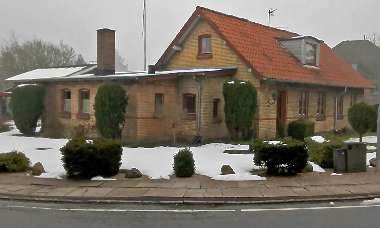 Photo showing: Fjellerup Station fra nordvest