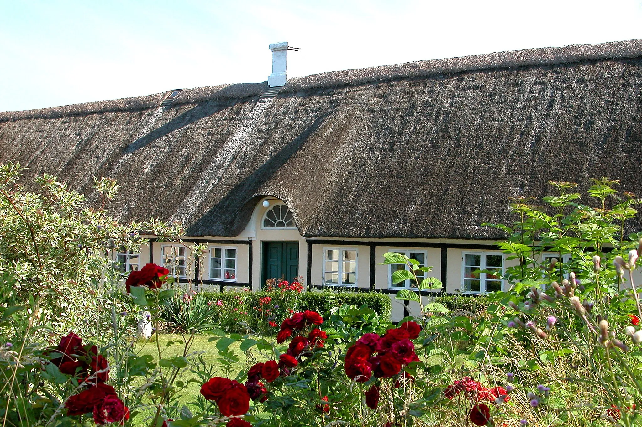 Photo showing: Old house in Leby, Ærø, Denmark