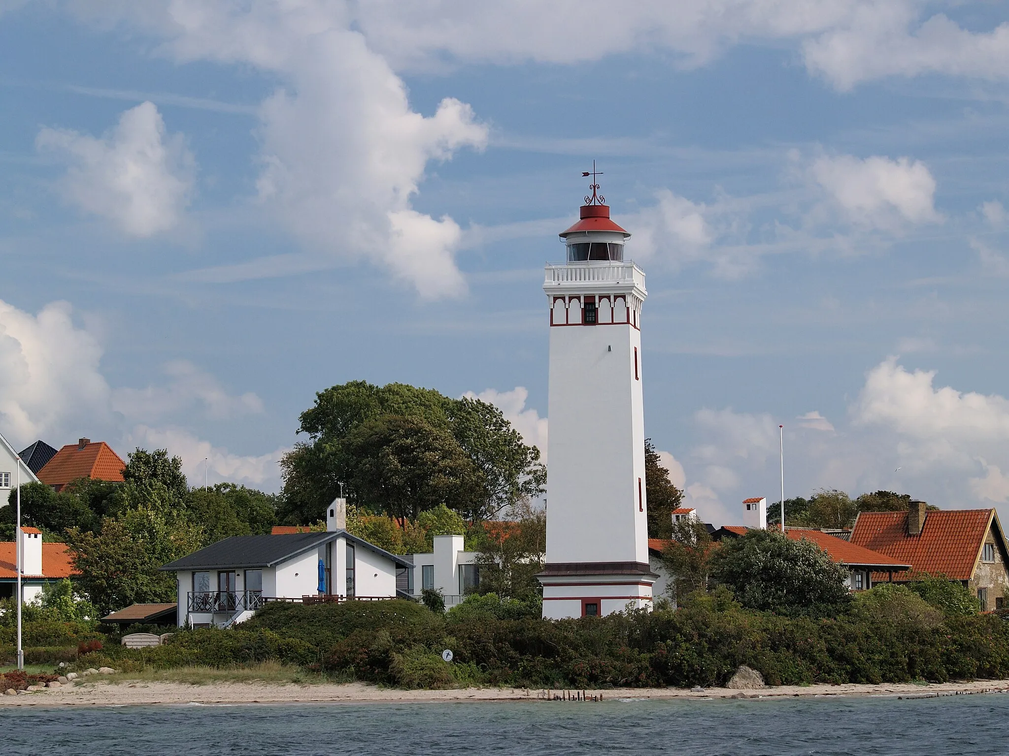Photo showing: Strib Leuchtturm am nördlichen Eingang des Kleinen Belts, Dänemark