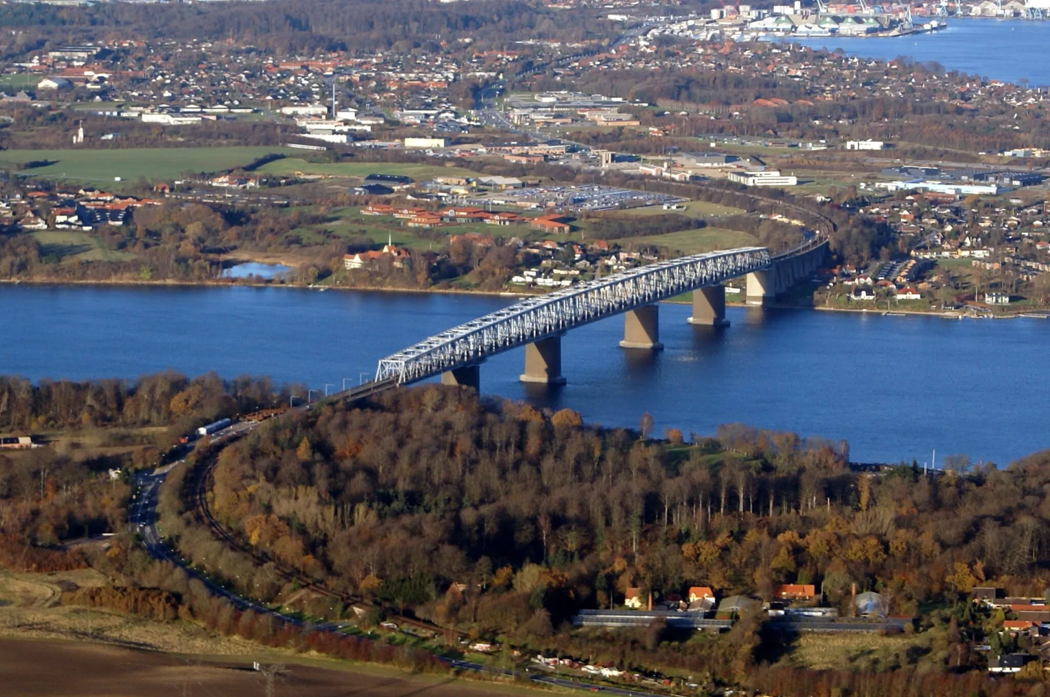 Photo showing: The old bridge of Lillebælt