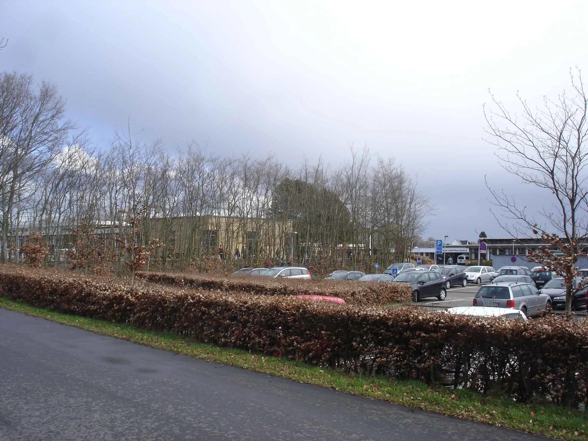 Photo showing: Hørup Centralskole mellem Kirke Hørup og Høruphav
