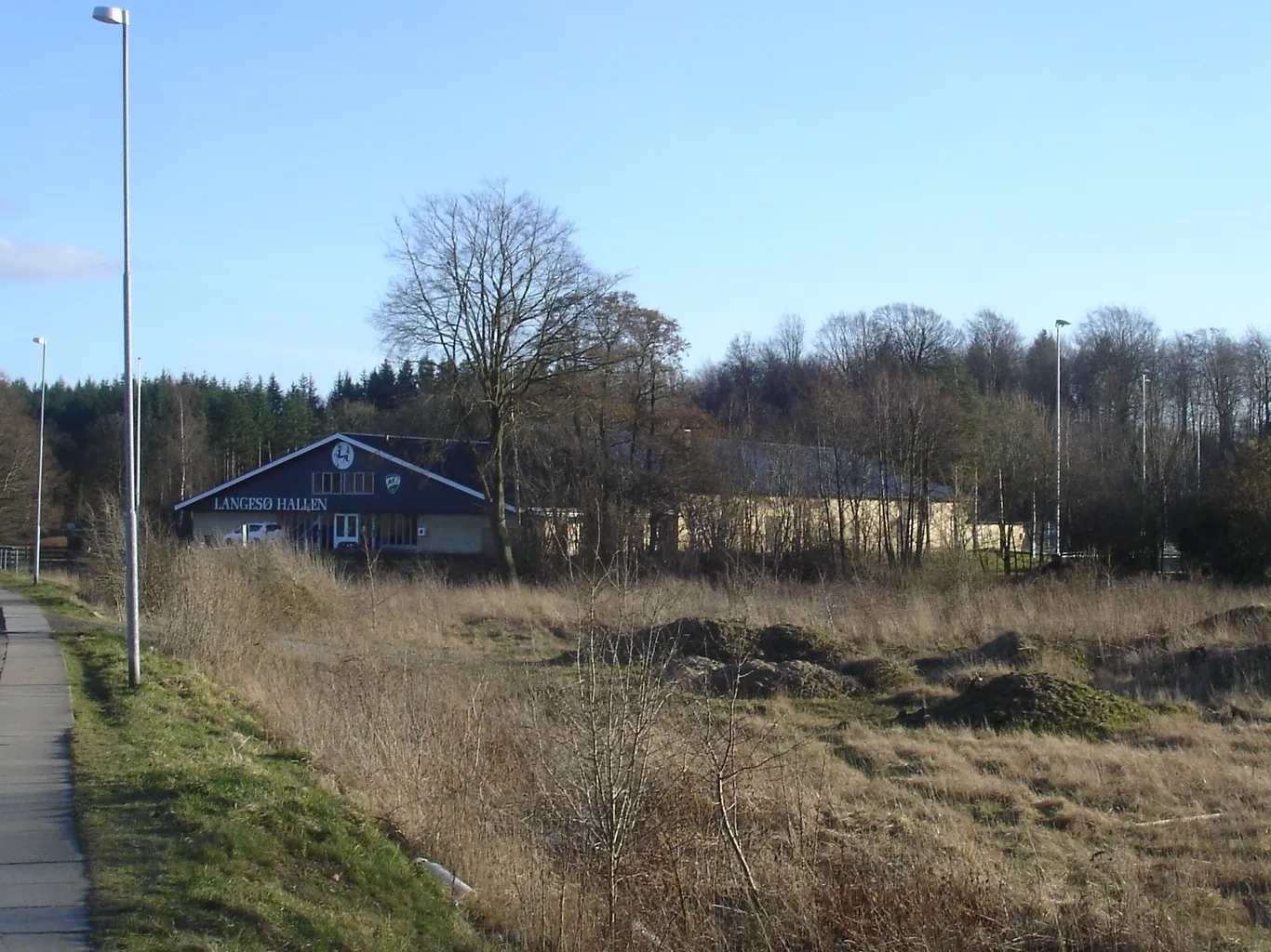 Photo showing: Langesø Hallen i Morud