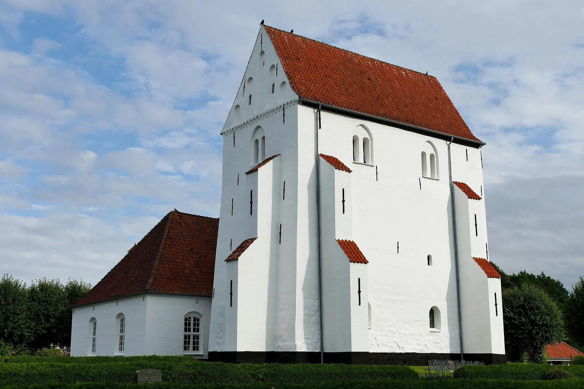 Photo showing: Notmark Kirke set fra nordvest